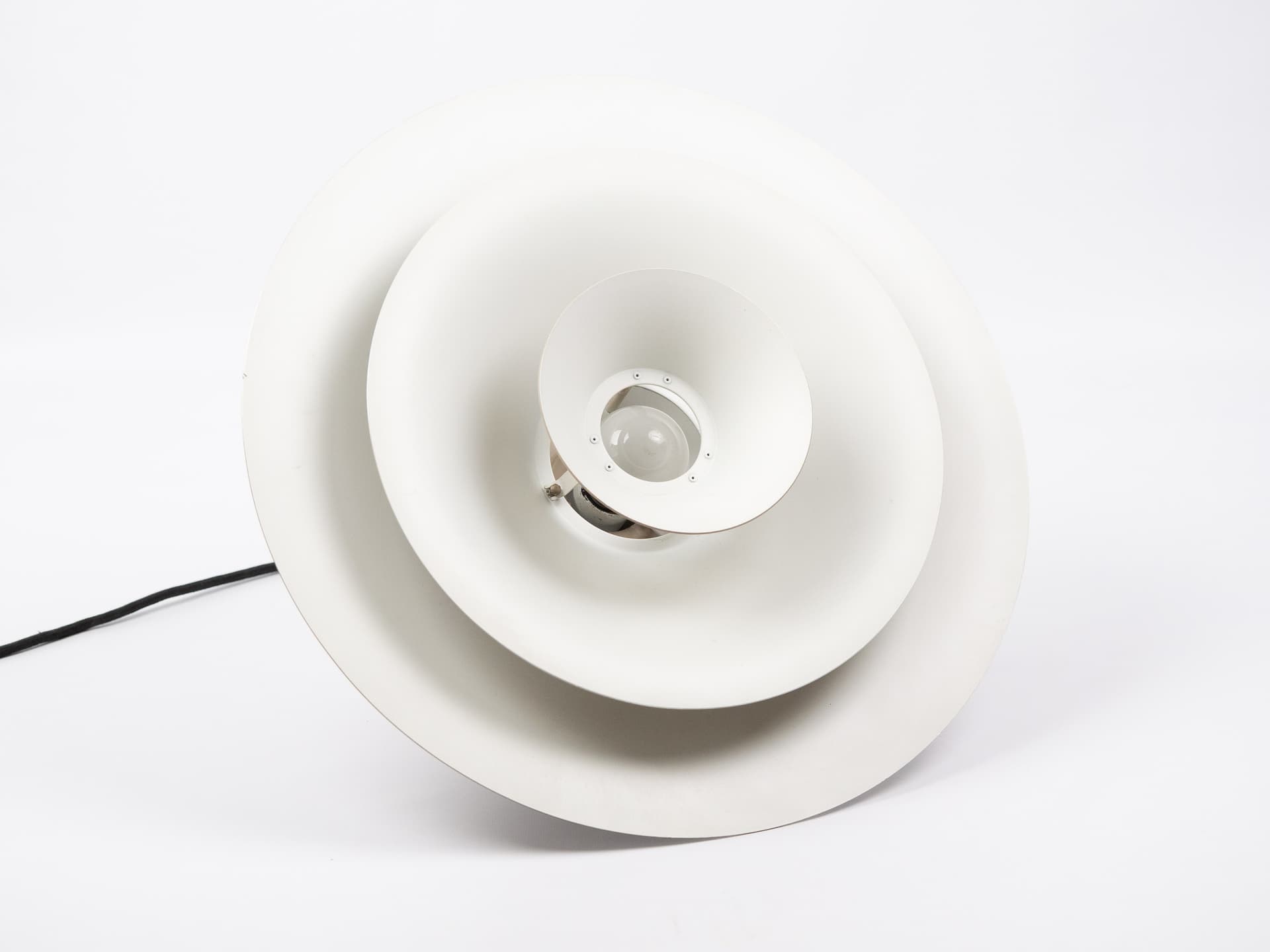 Pendant lamp Radius, brown aluminium, Fog & Mørup, Denmark, 1970s. - 402670