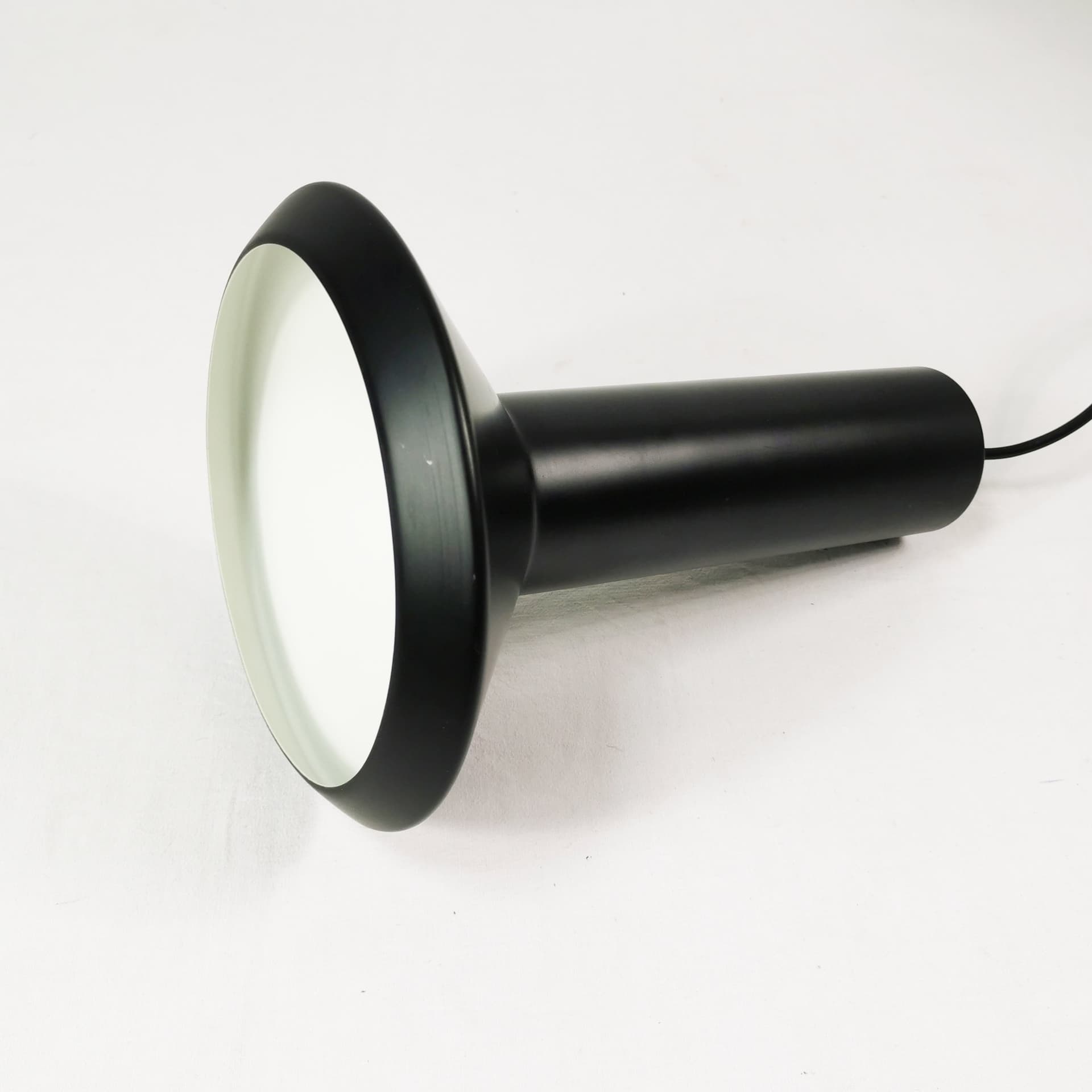 Pendant lamp Stavlampe, black metal, by S. Werner, Holmegaard, Denmark, 1970s. - 402798