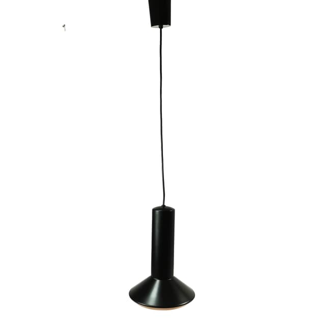 Pendant lamp Stavlampe, black metal, by S. Werner, Holmegaard, Denmark, 1970s. - DIMENSION