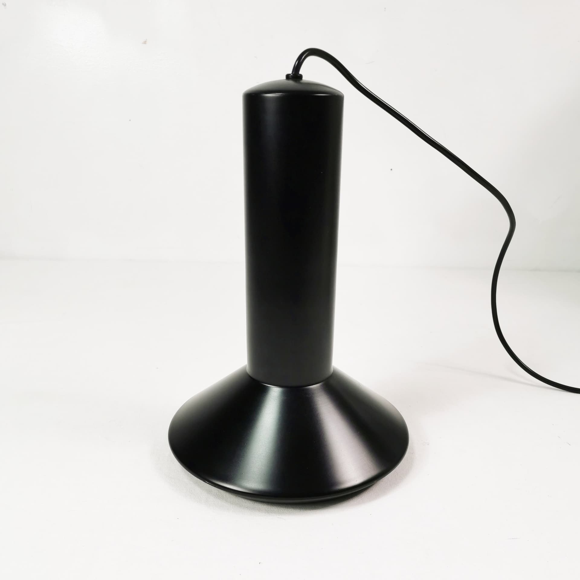 Pendant lamp Stavlampe, black metal, by S. Werner, Holmegaard, Denmark, 1970s. - 402794