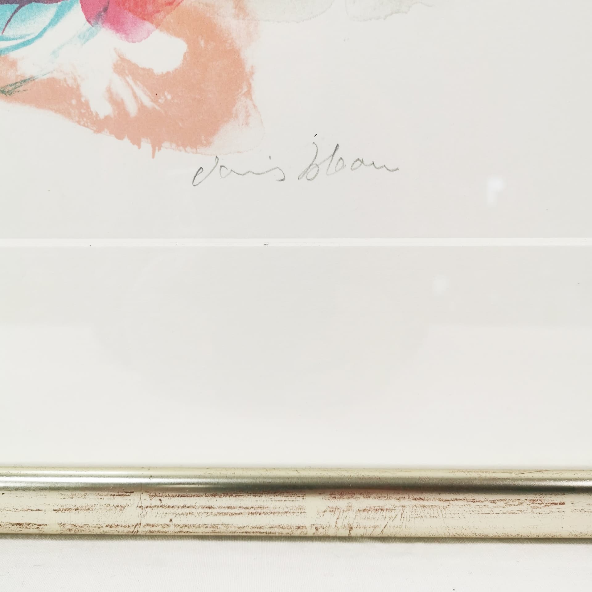 Color lithograph, 83x63 cm, multicolor paper, by D. Bloom, Denmark, 1980s. - 402825
