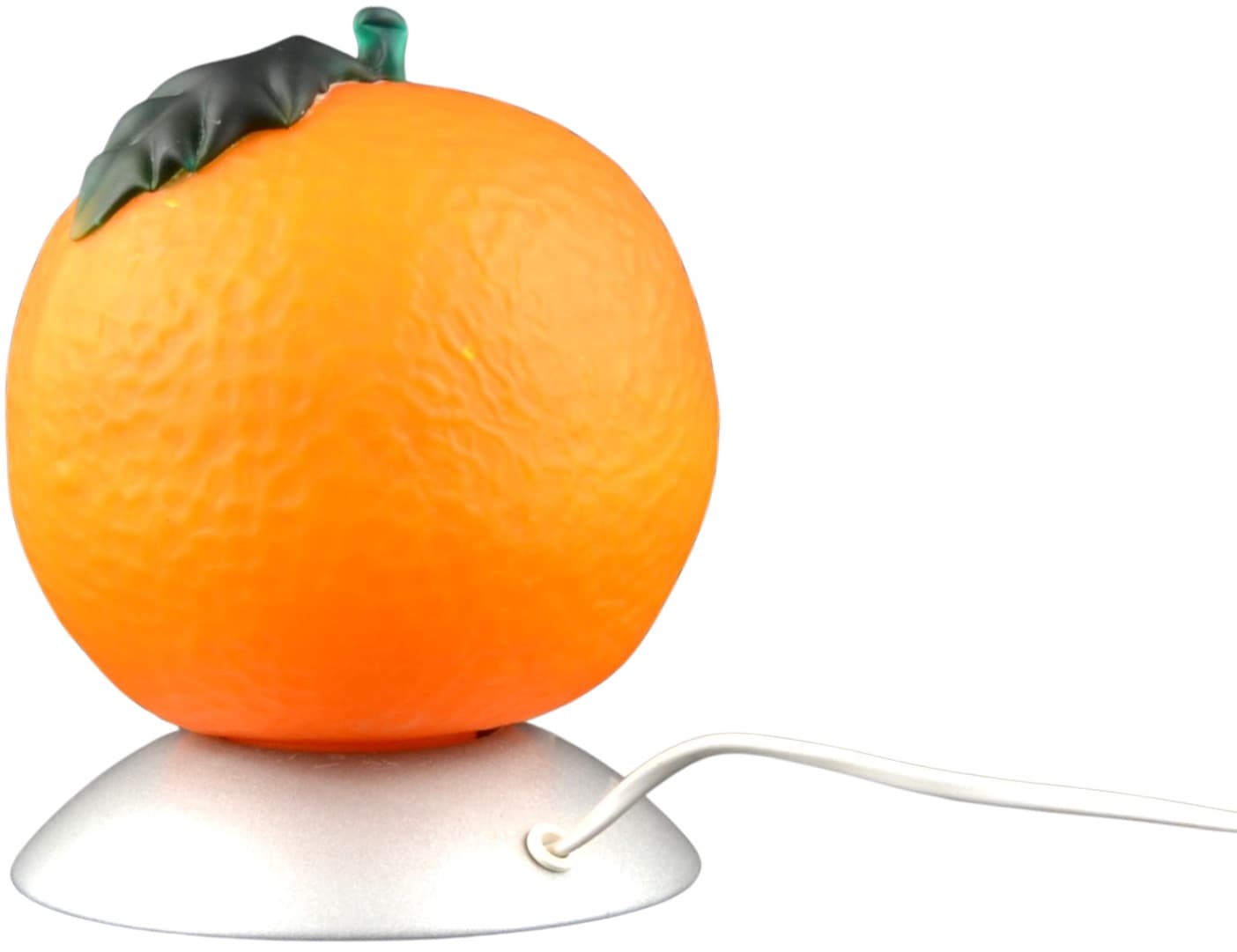 Lampa stołowa Owoce Pomarańcza, pomarańczowy, plastik, Ikea, Szwecja, lata 90.