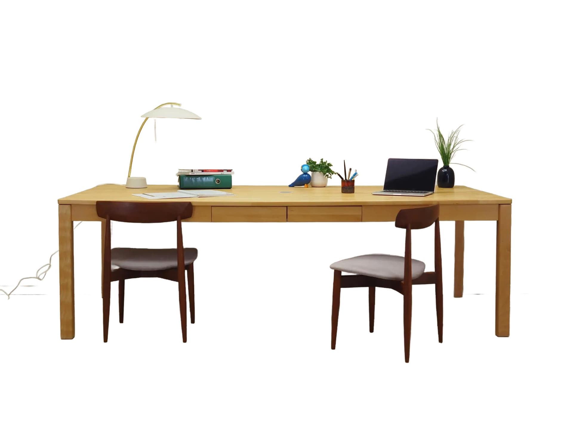 Desk, yellow beech, Denmark, 1980s. - 29558