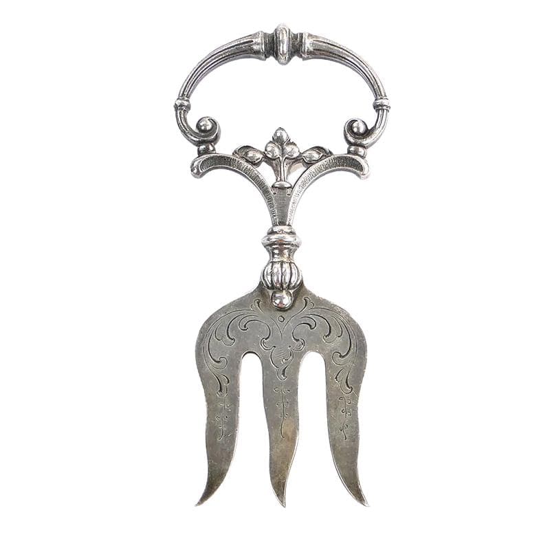 Bread Fork Neo-Baroque, Silver, WMF, Germany, 19th c.