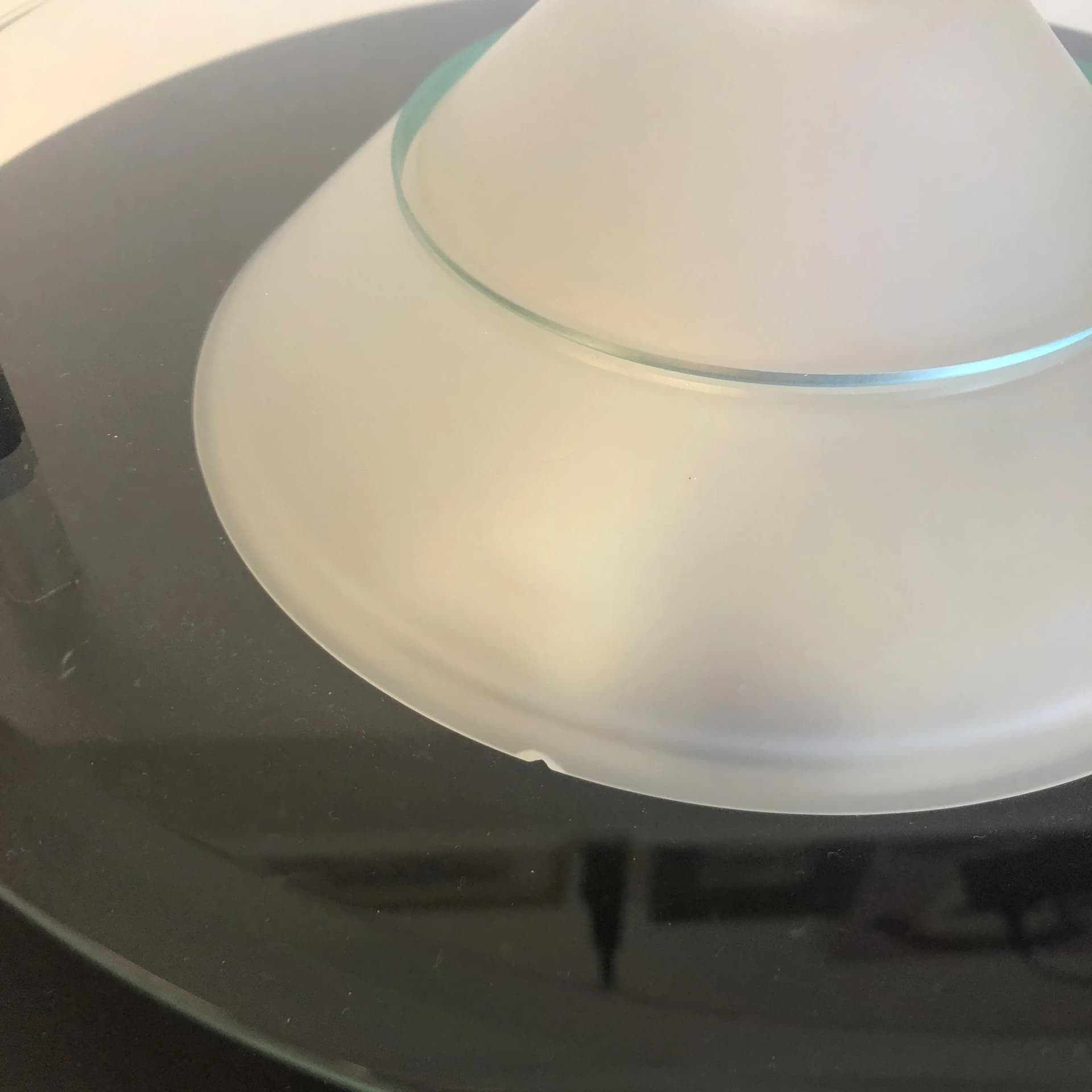 Black Modernist Ceiling Lamp, Hustadt Leuchten, Germany, 1980s - 29979