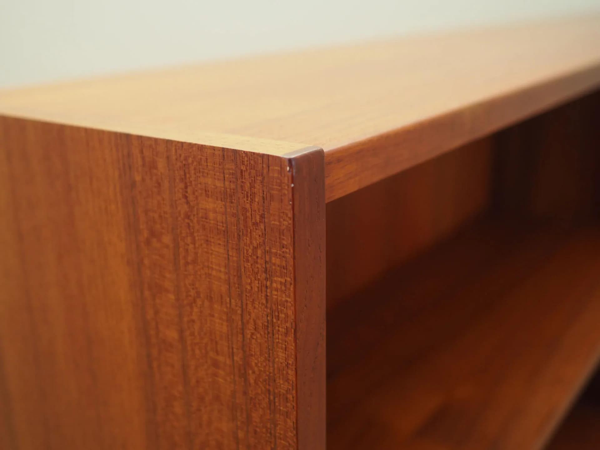 Bookcase, brown teak, Denmark, 1970s - 29823