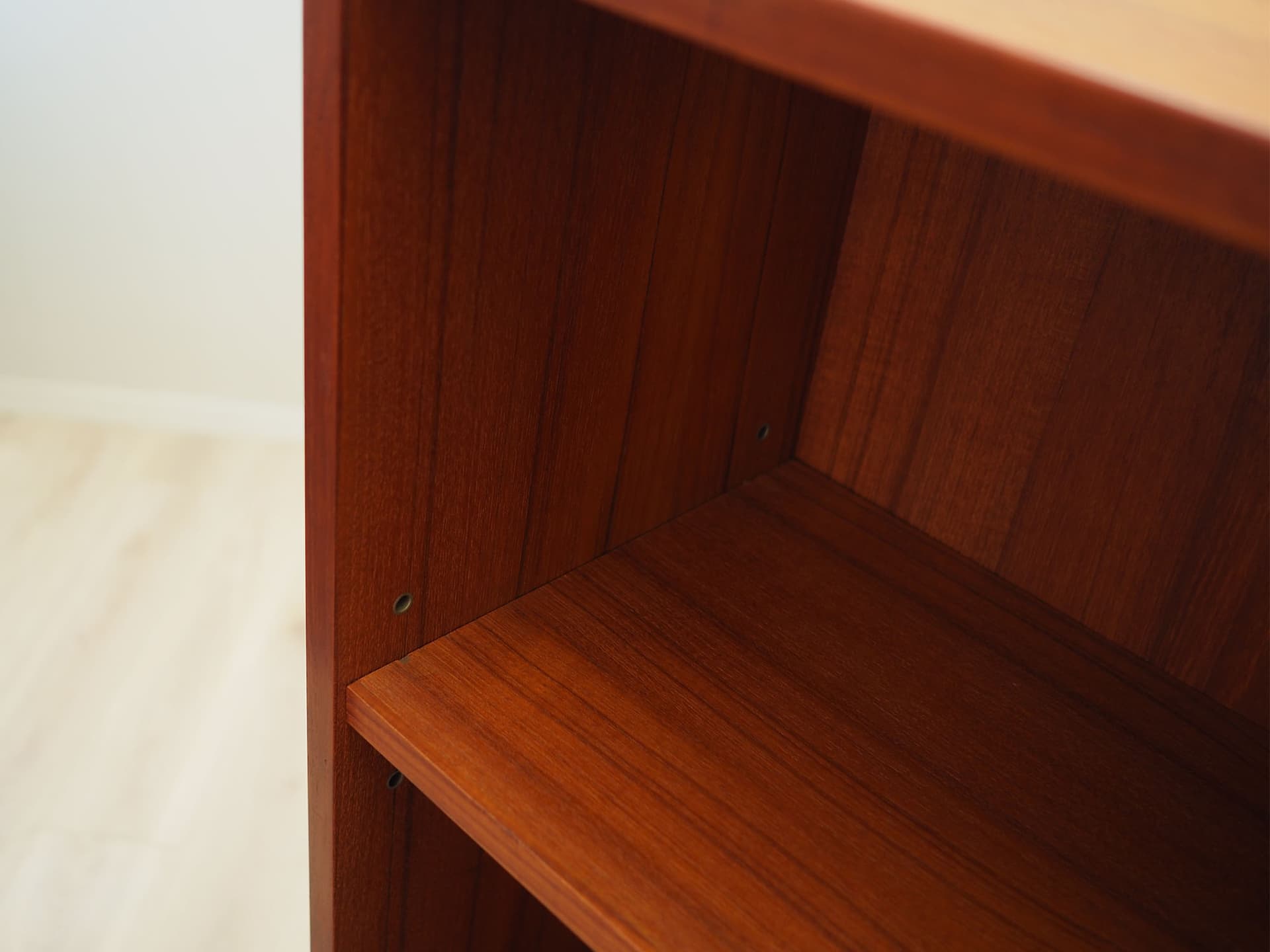 Bookcase, brown teak, Denmark, 1970s - 64660