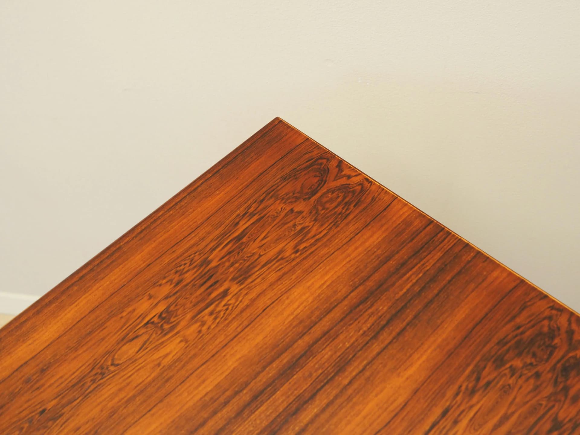 Biurko, palisander brązowy, metal żółty, C.F.C. Silkeborg, Dania, lata 70. - 29803