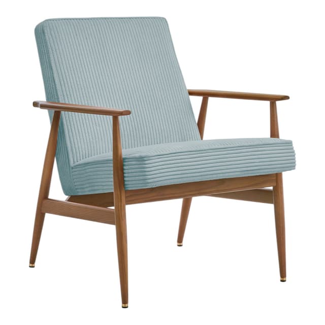 Fox Armchair 62x73x78 cm ash Cord fabric mint, mid-century modern, 366 Concept - DIMENSION