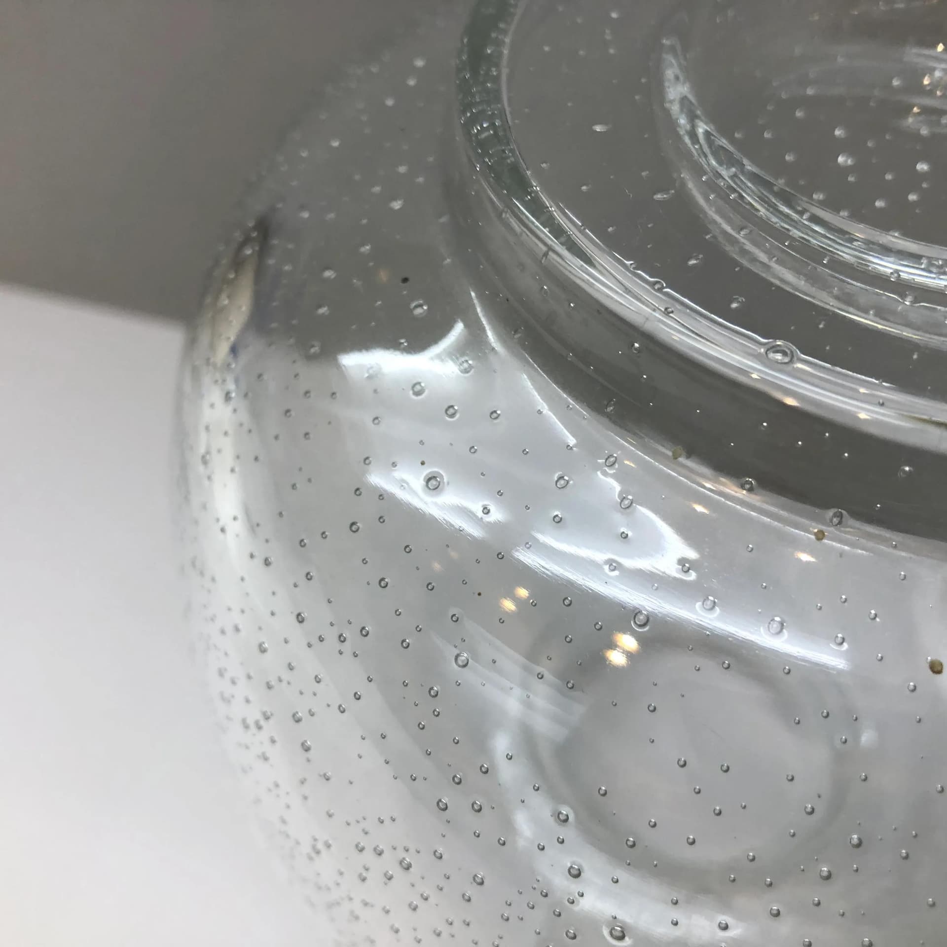 Para kinkietów, mosiądz złoty, szkło, Glashütte Limburg, Niemcy, lata 70. - 29972