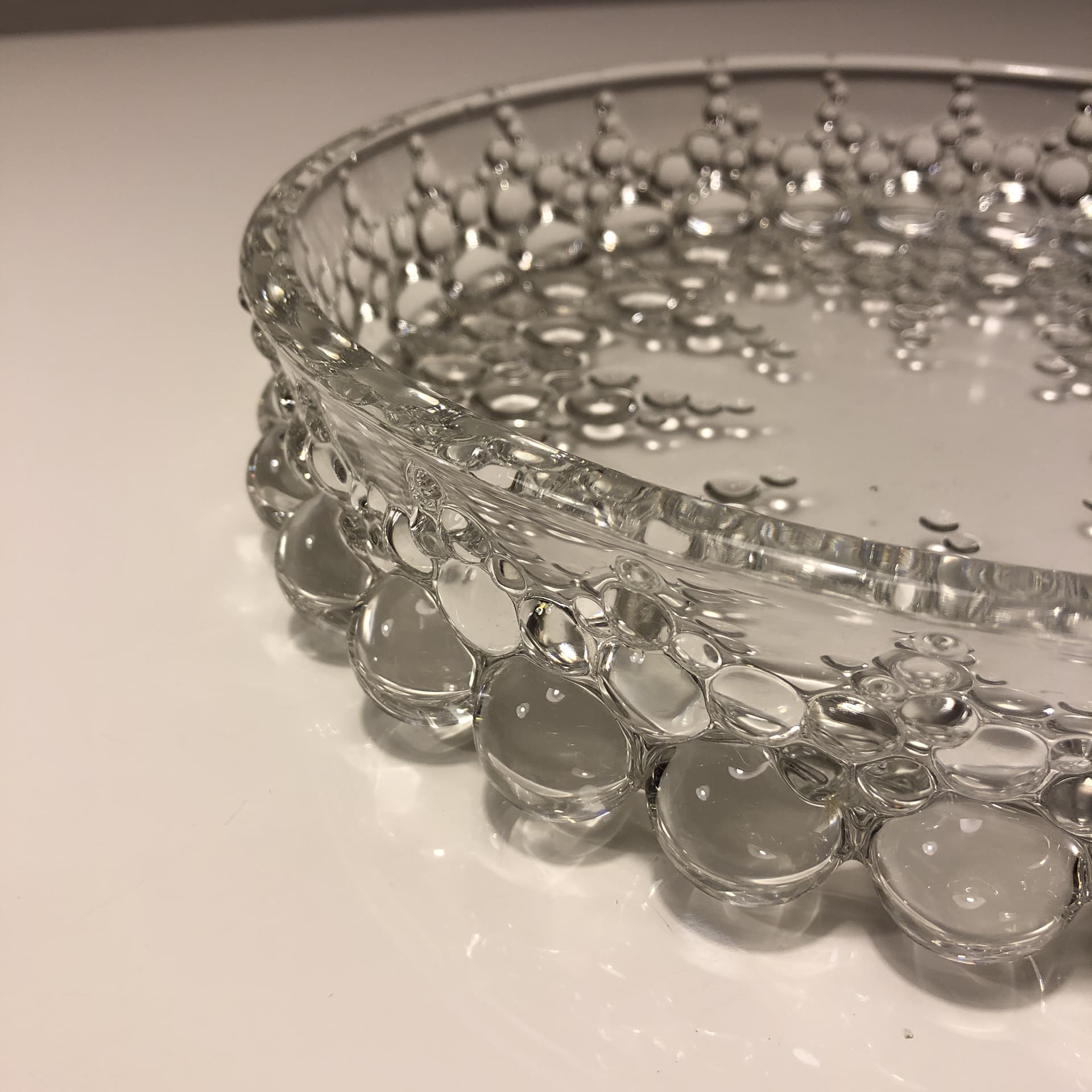 Bowl Bubble, transparent glass, for Walther Glas, Germany, 1970s. - 30257