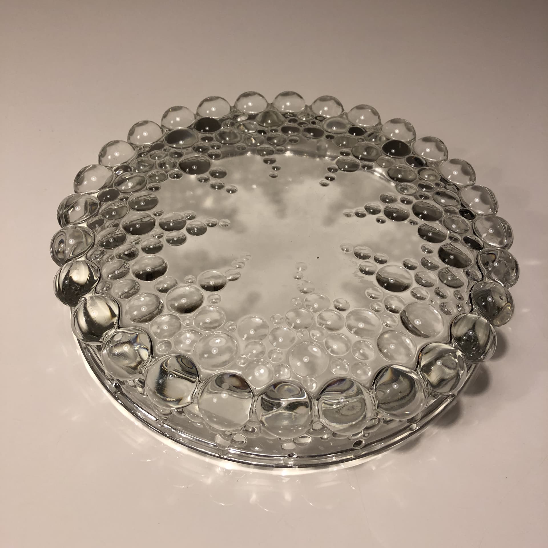 Bowl Bubble, transparent glass, for Walther Glas, Germany, 1970s. - 30259