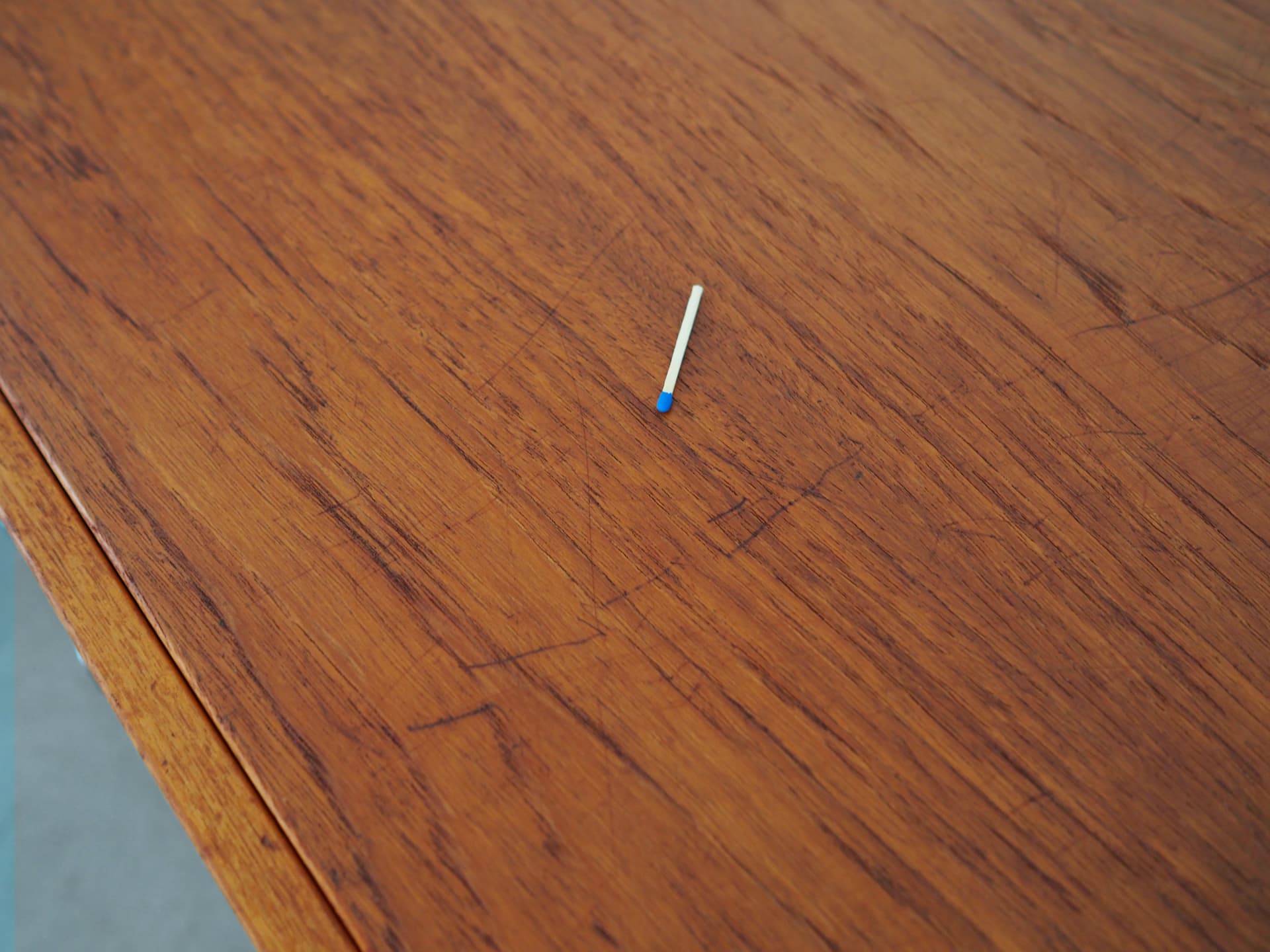 Cabinet, orange teak, Denmark, 1970s. - 64628