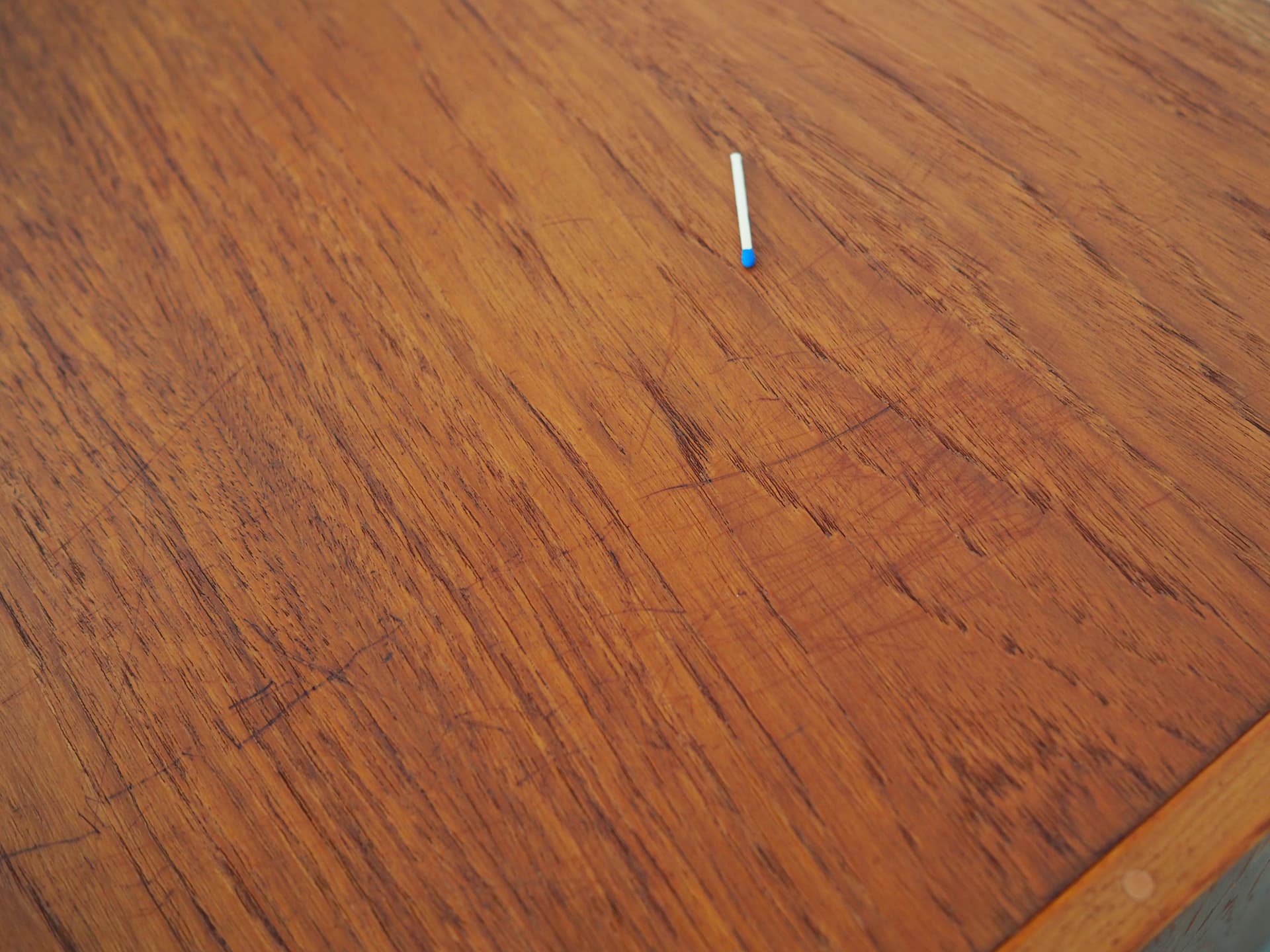 Cabinet, orange teak, Denmark, 1970s. - 64627