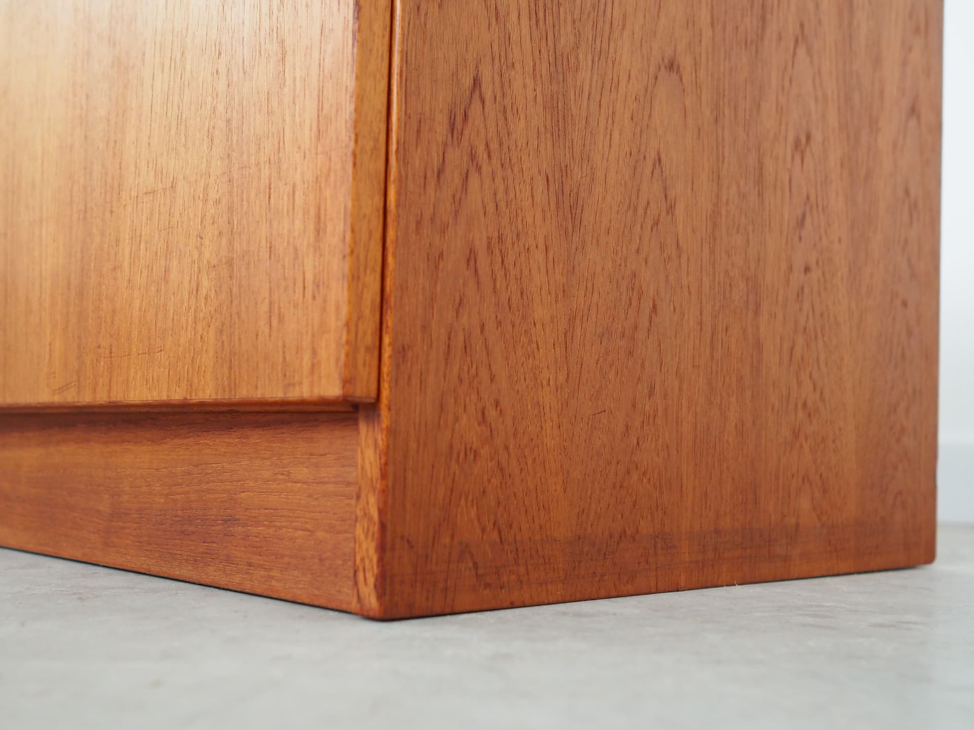 Cabinet, orange teak, Denmark, 1970s. - 64629