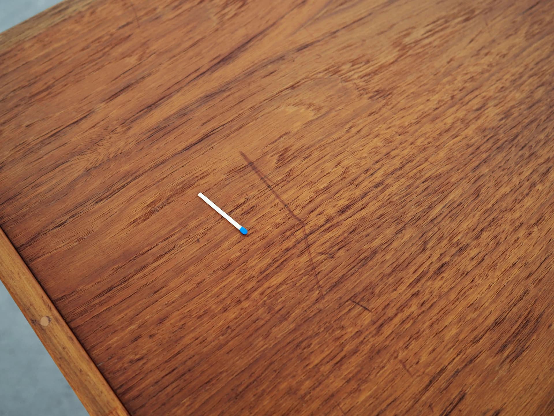 Cabinet, orange teak, Denmark, 1970s. - 30104