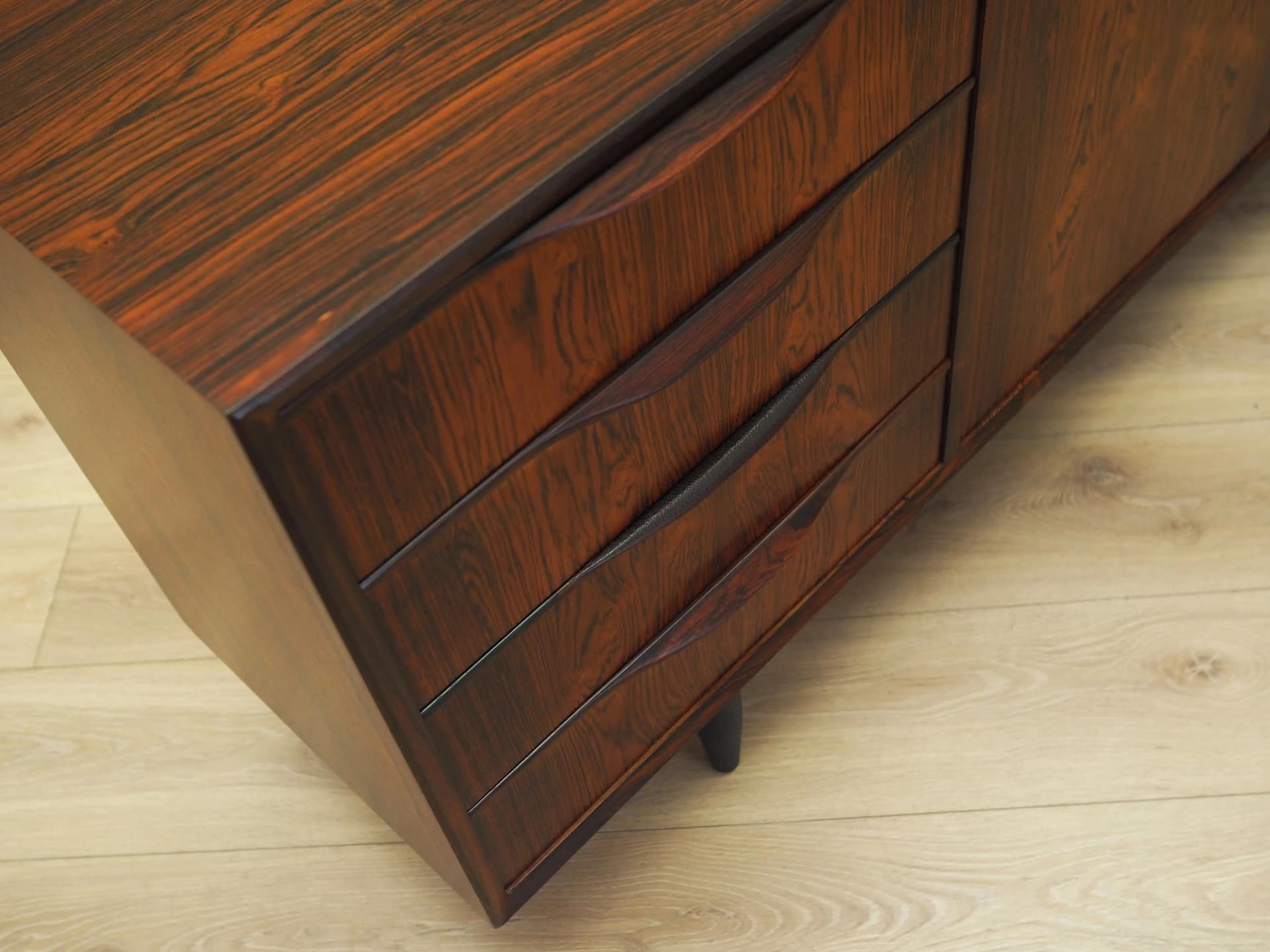 Sideboard, brown dark rosewood, by E. Torvits, Denmark, 1960s. - 30375