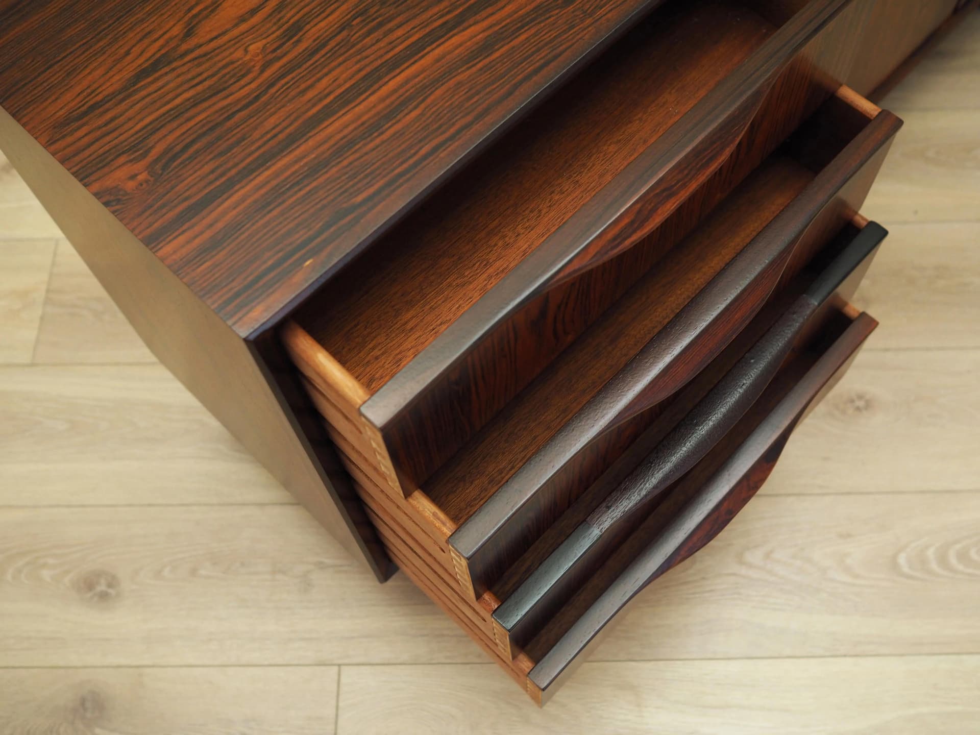 Sideboard, brown dark rosewood, by E. Torvits, Denmark, 1960s. - 30376