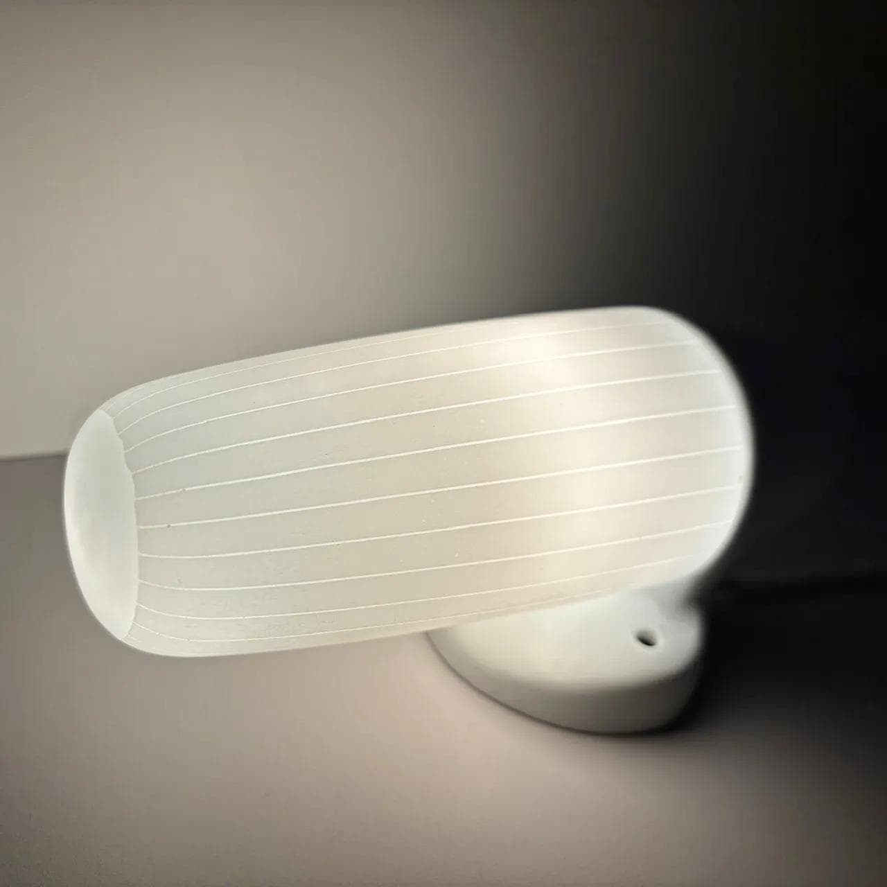 Wall sconce, white ceramics, Germany, 1960s. - 30215