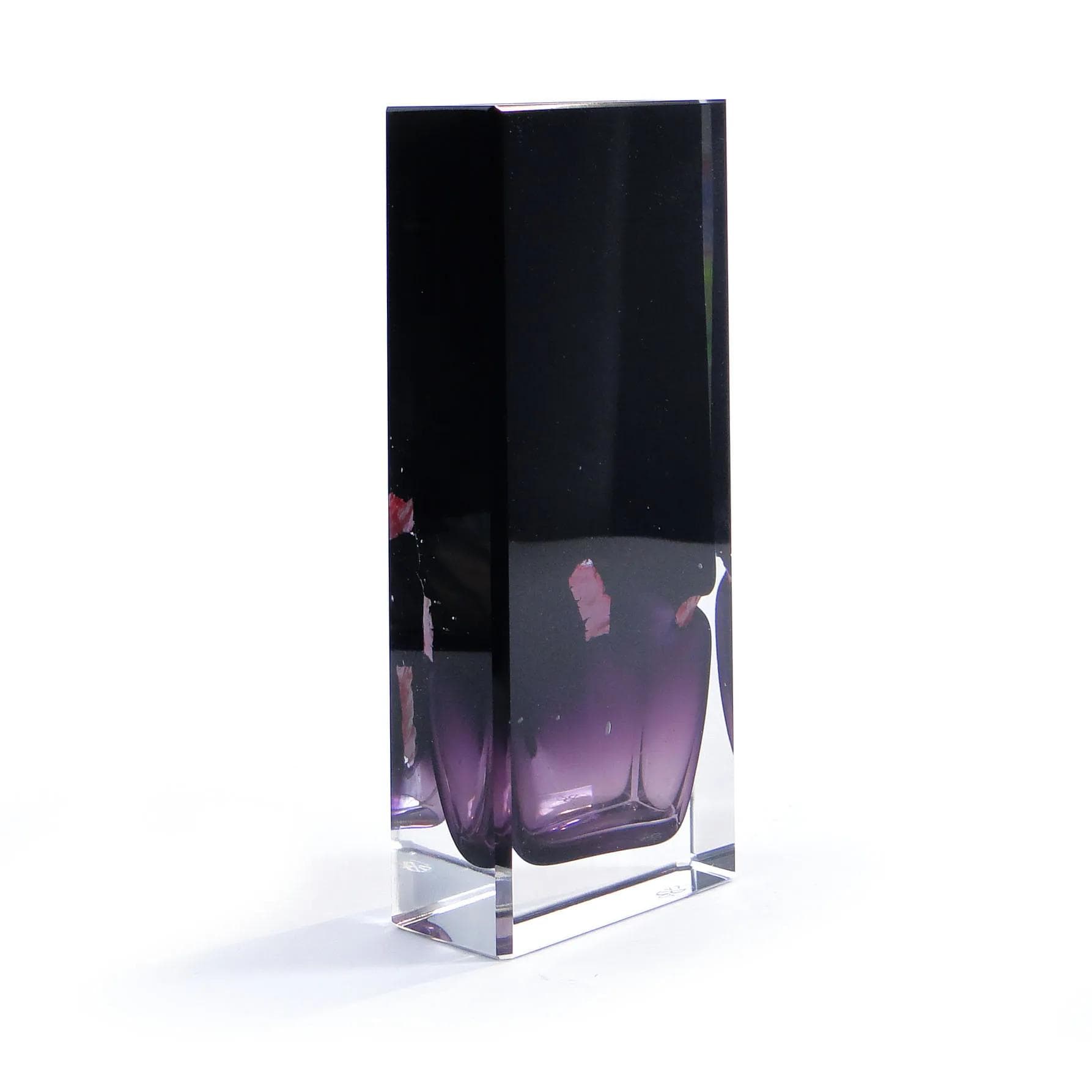 Wazon ametystowy, szkło, proj. P. Hlava, Czechy, lata 60. - 30281