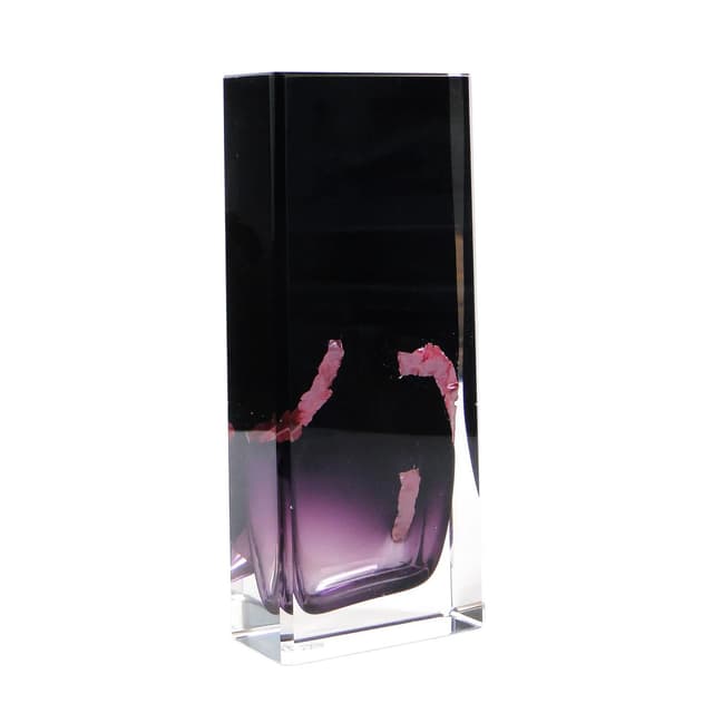 Wazon ametystowy, szkło, proj. P. Hlava, Czechy, lata 60. - WYMIARY