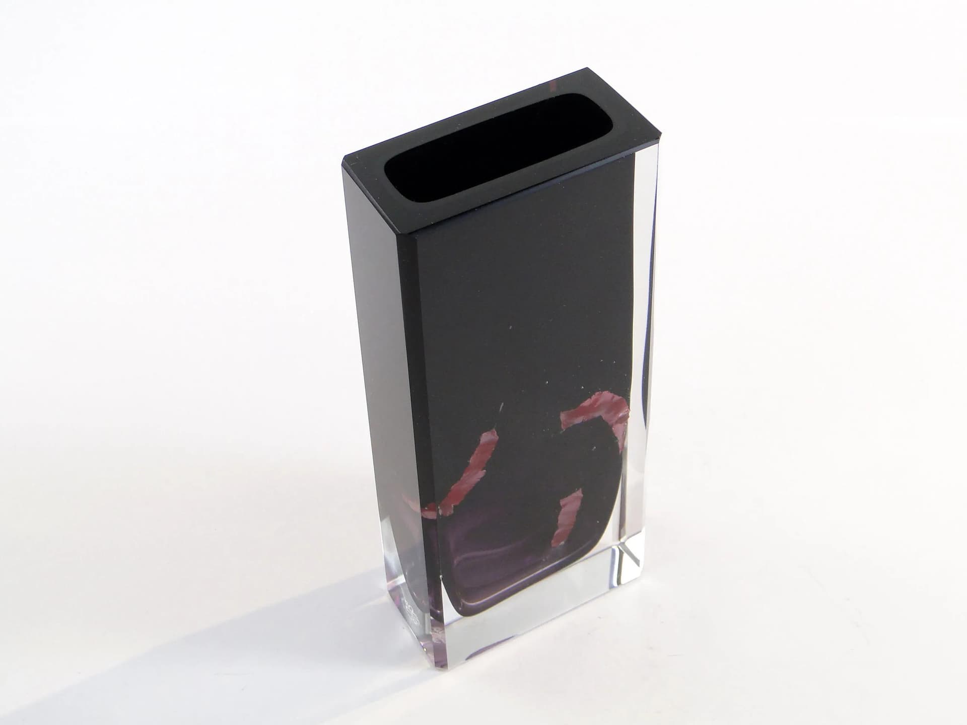 Wazon ametystowy, szkło, proj. P. Hlava, Czechy, lata 60. - 30280