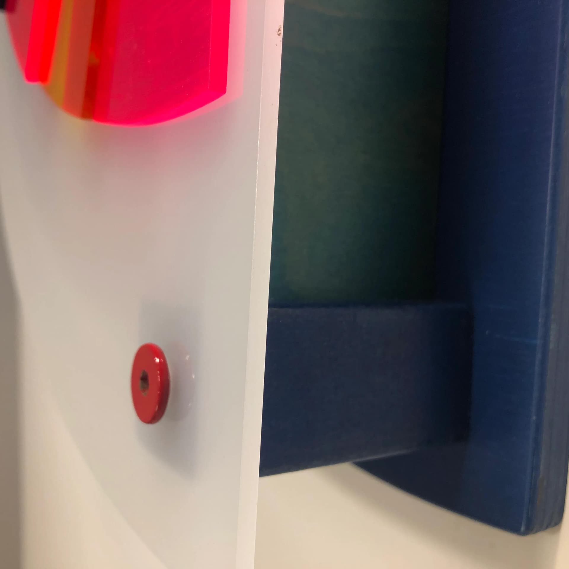 Kinkiet Memphis, multicolor, sklejka, plexi, Haba, Niemcy, lata 90. - 30211