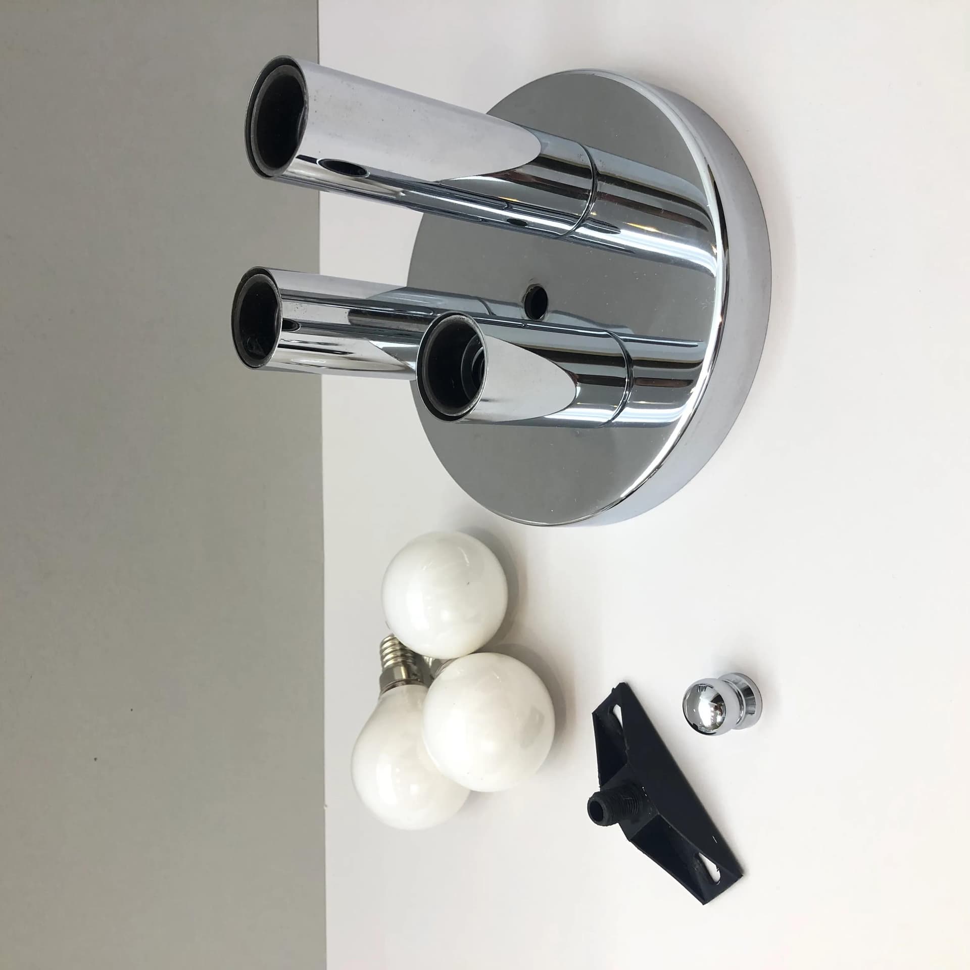 Silver Wall or Ceiling Lamp, for Sölken Leuchten, Germany, 1970s - 30446