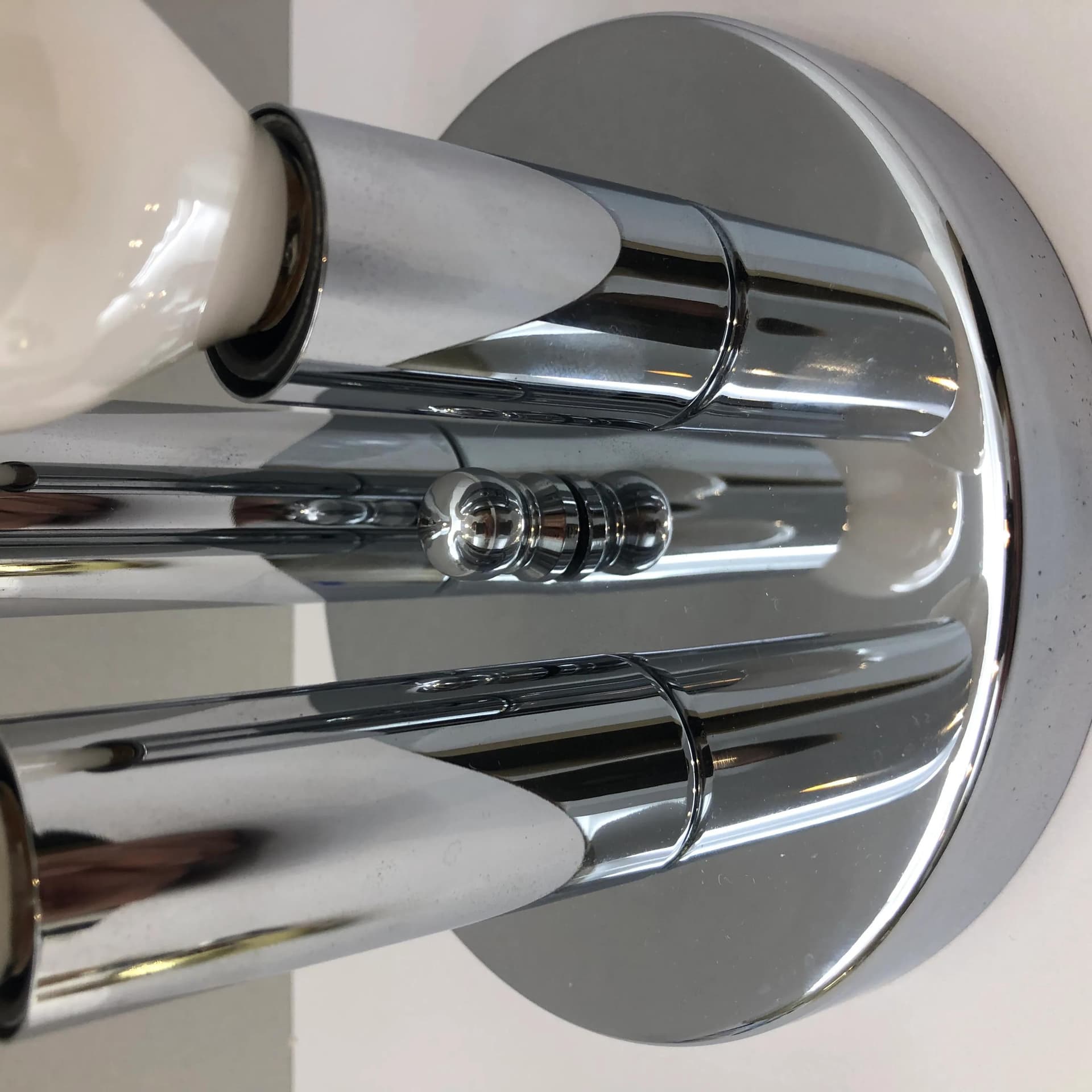 Silver Wall or Ceiling Lamp, for Sölken Leuchten, Germany, 1970s - 30440