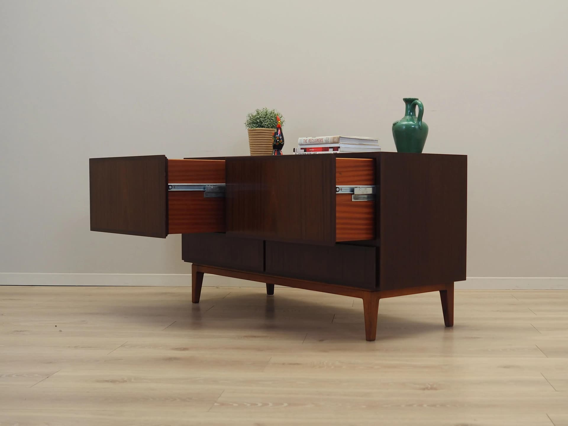Sideboard Model 2, mahogany brown, Omann Jun, Denmark, 1970s. - 30541