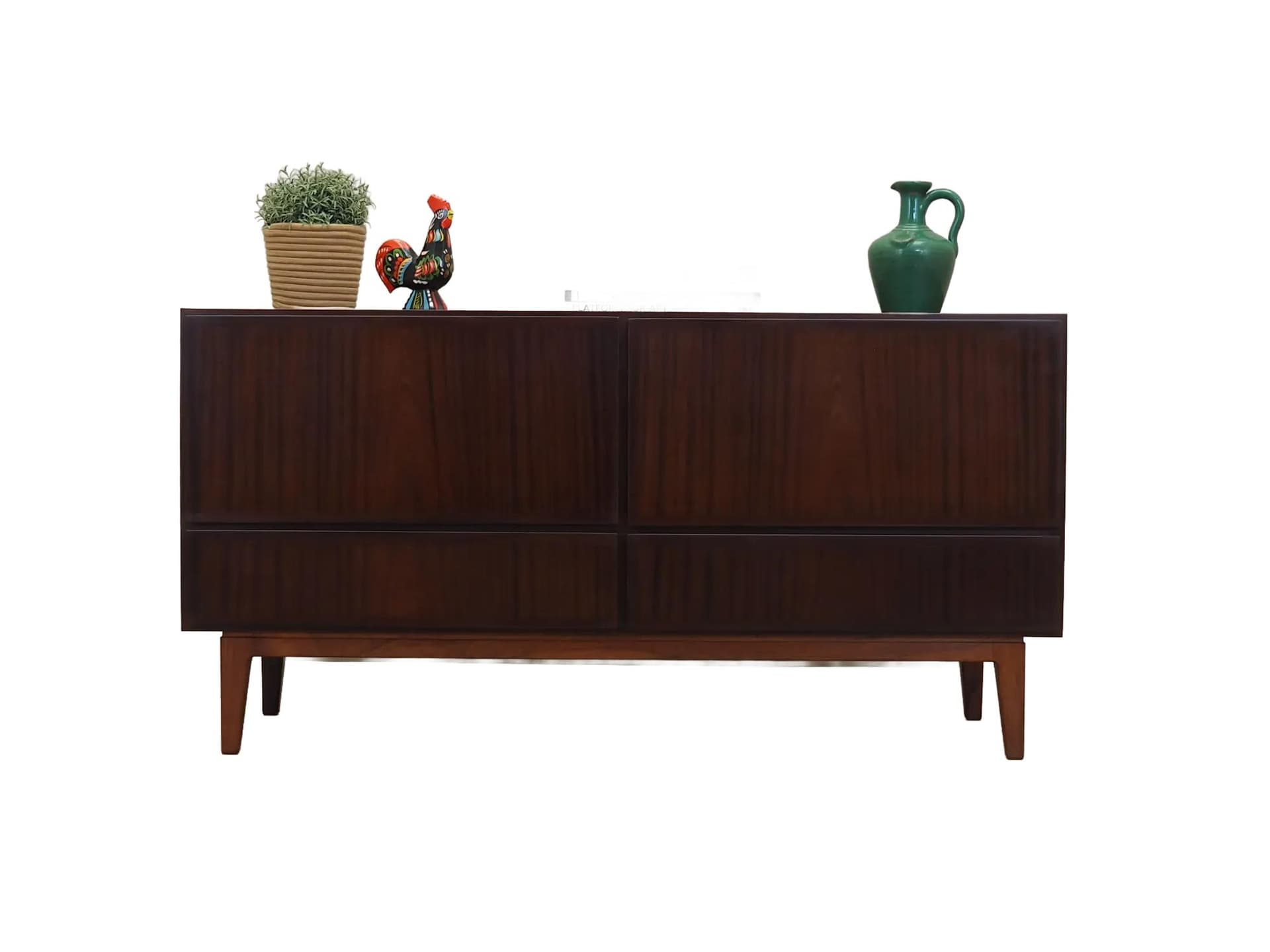 Sideboard Model 2, mahogany brown, Omann Jun, Denmark, 1970s.