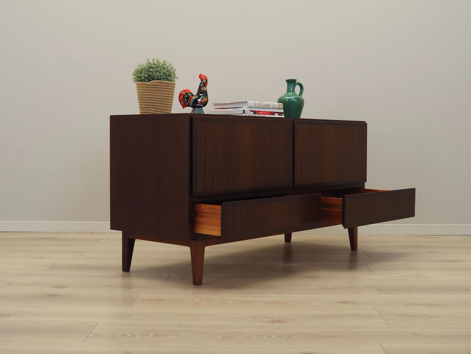 Sideboard Model 2, mahogany brown, Omann Jun, Denmark, 1970s. - 30543