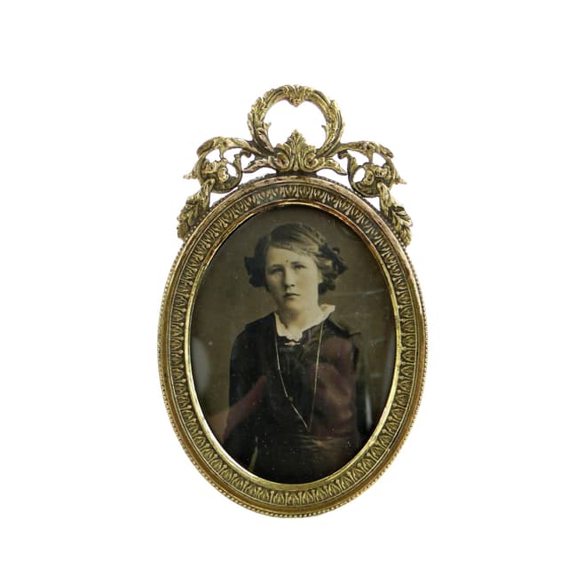Photo Frame Empire, gilded bronze, France, 19th c. - DIMENSION