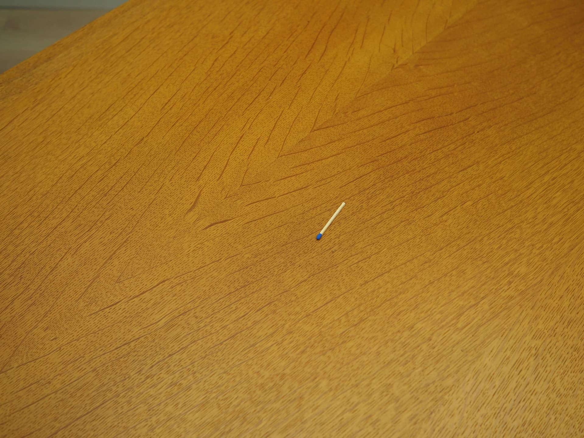 Desk, yellow ash, by S. A. Madsen, Denmark, 1960s - 30762