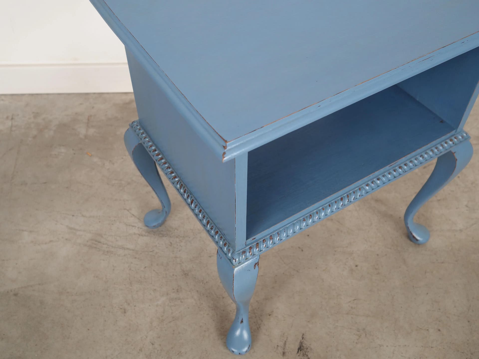 Side table, blue oak, Denmark, 1960s. - 30741