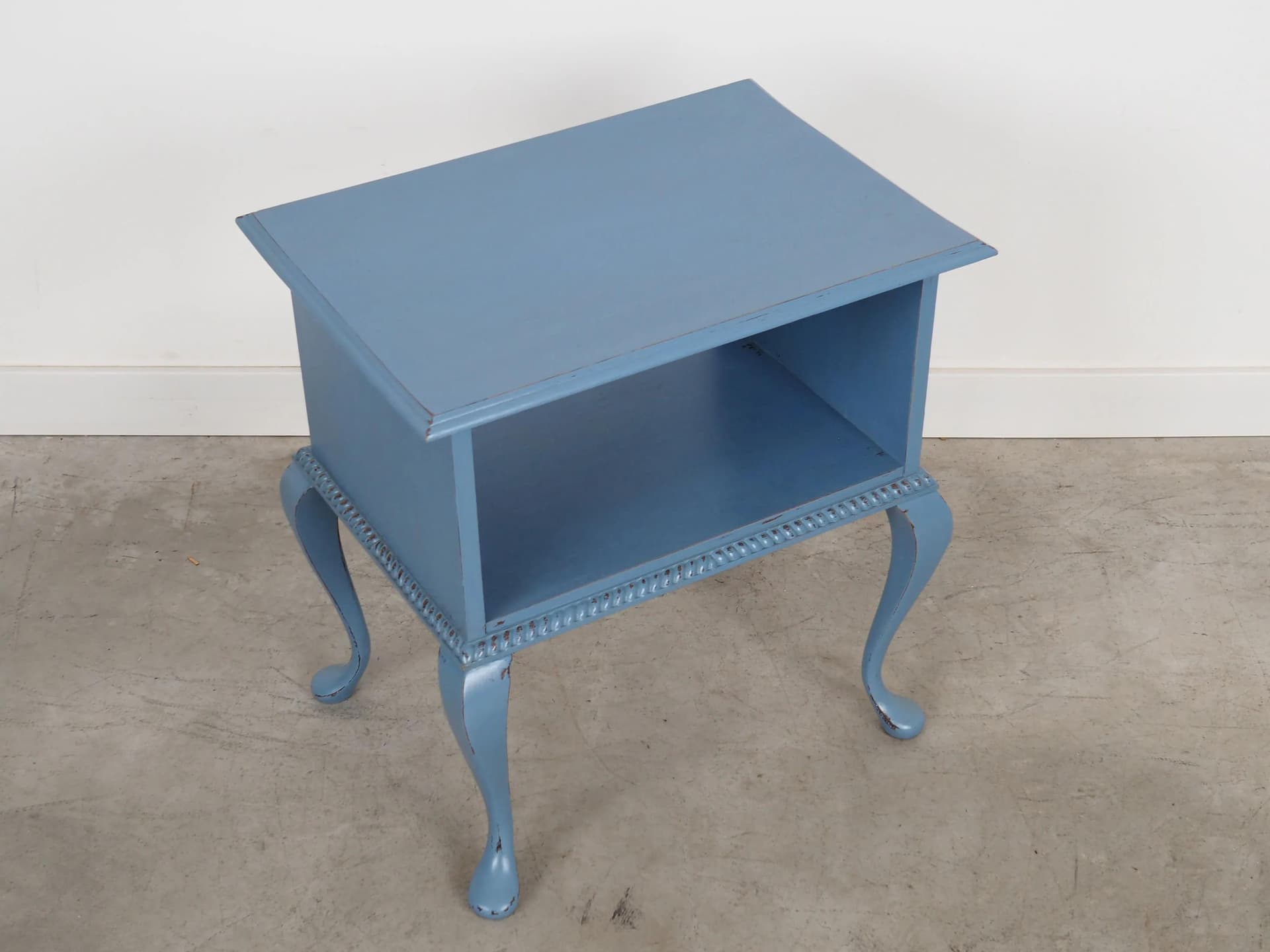 Side table, blue oak, Denmark, 1960s. - 30736