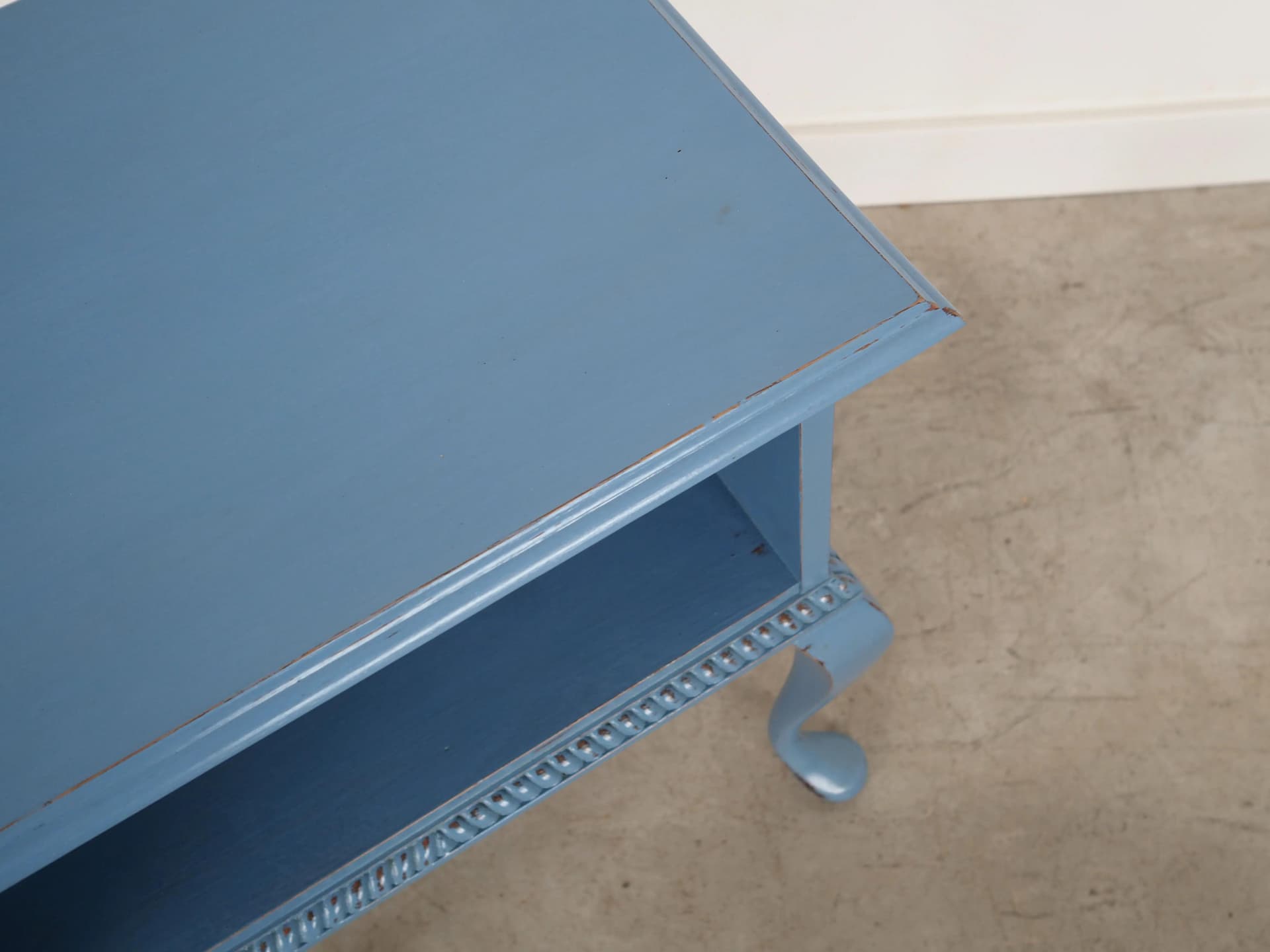 Side table, blue oak, Denmark, 1960s. - 30739