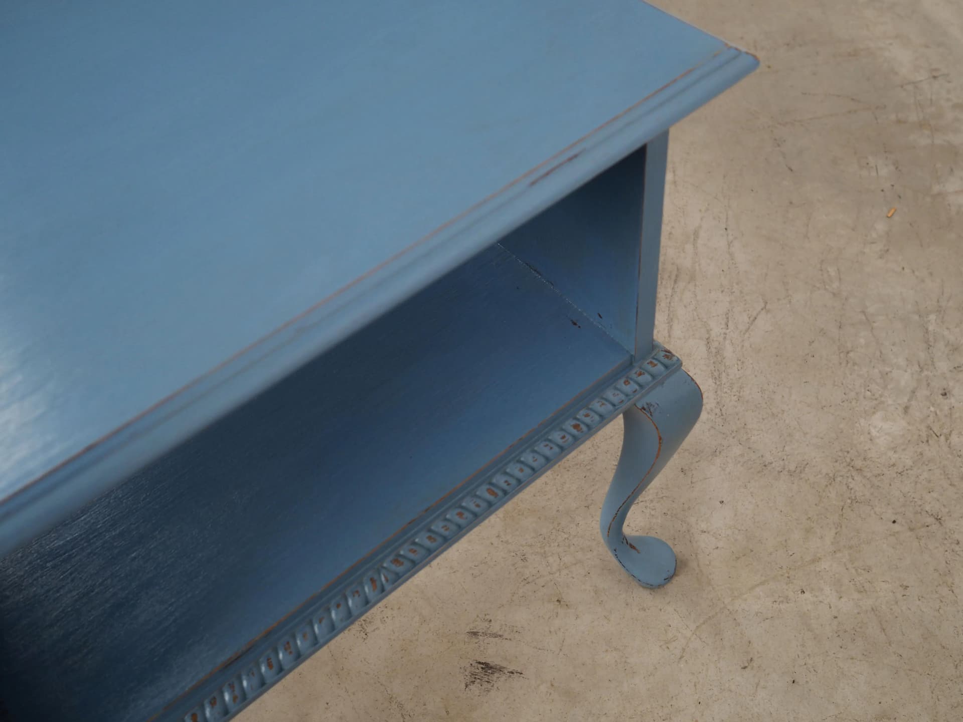 Side table, blue oak, Denmark, 1960s. - 30742