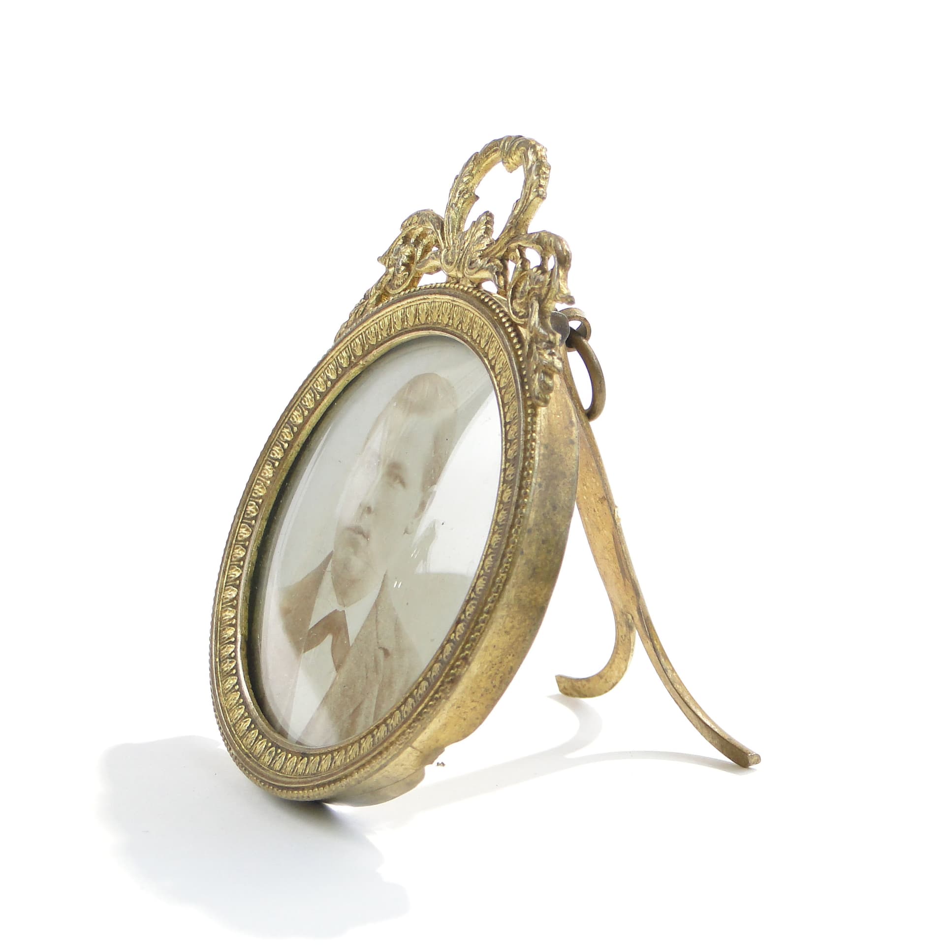 Photo Frame Empire, gilded bronze, France, 19th c. - 3646