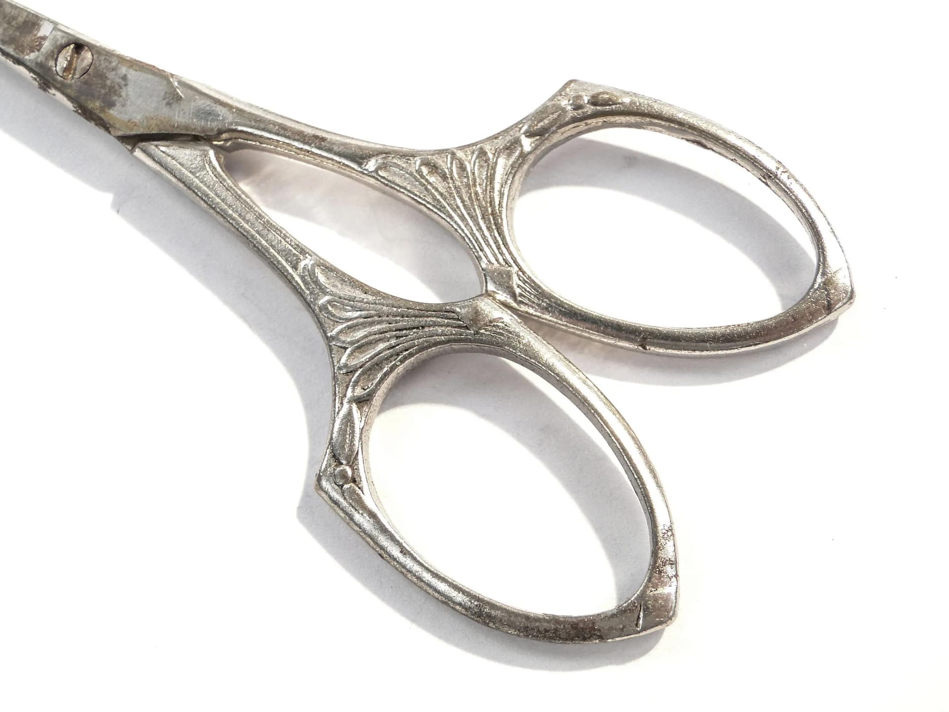Precision scissors, Art Nouveau, silver, steel, France, early 20th c. - 30873