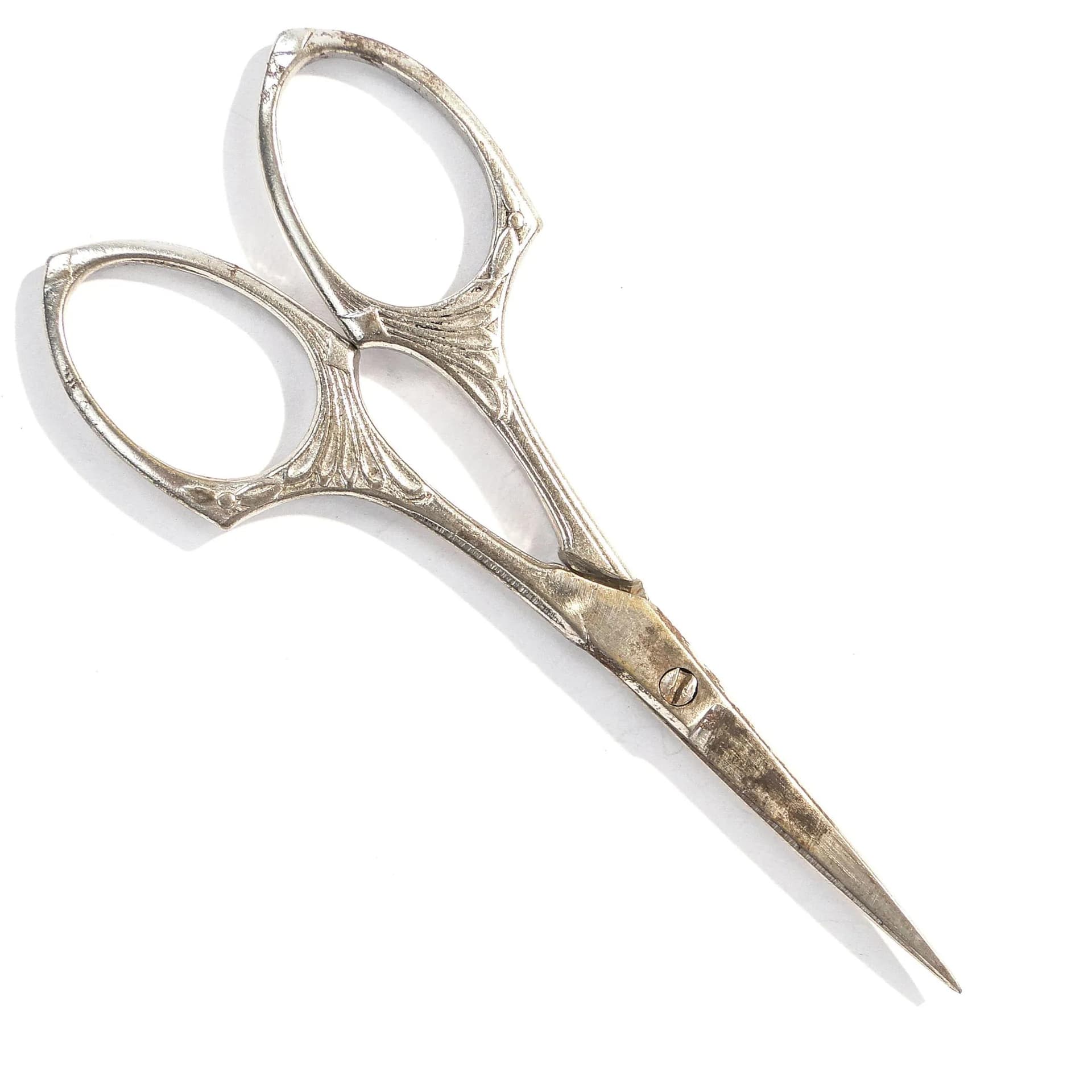 Precision scissors, Art Nouveau, silver, steel, France, early 20th c. - 30870