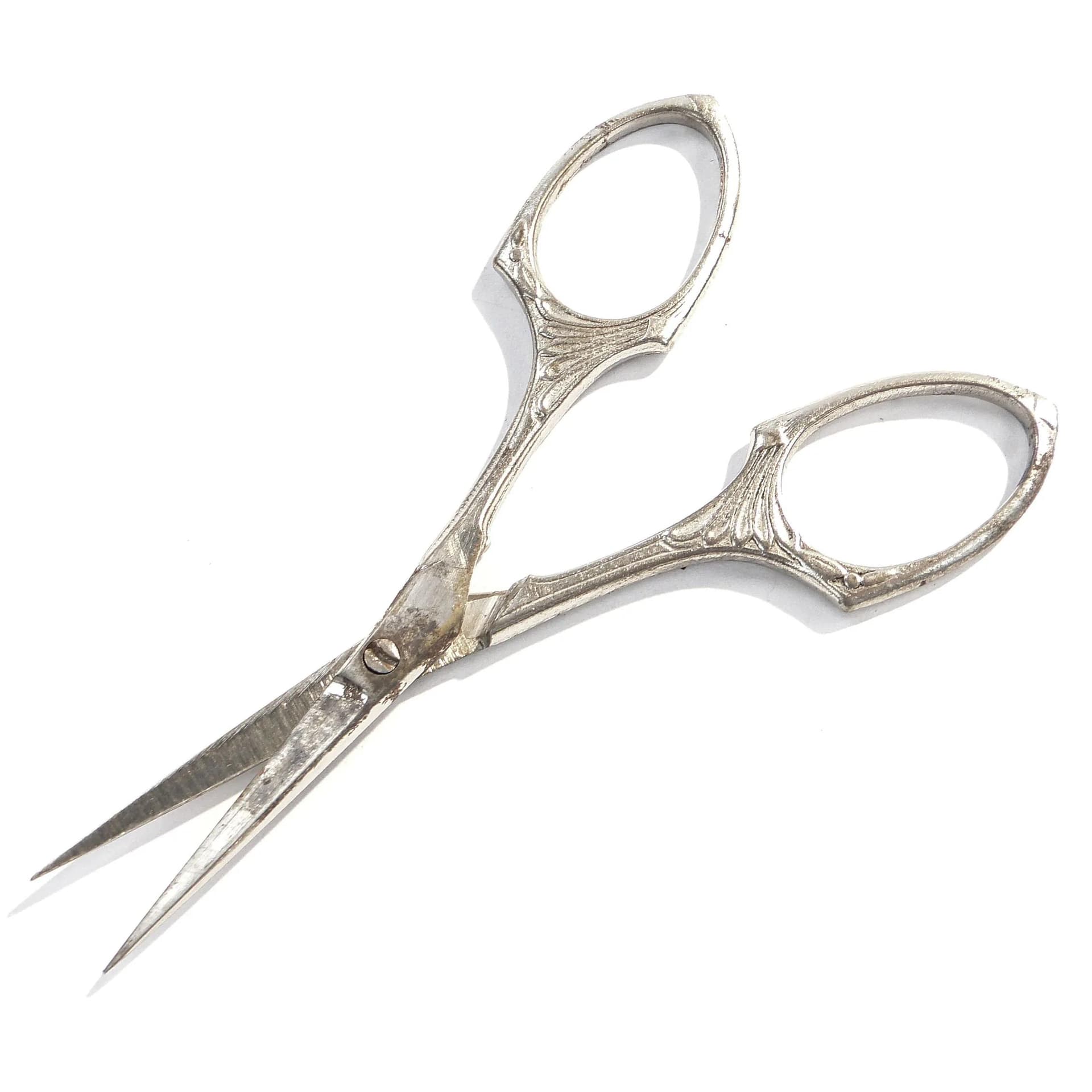 Precision scissors, Art Nouveau, silver, steel, France, early 20th c. - 30871