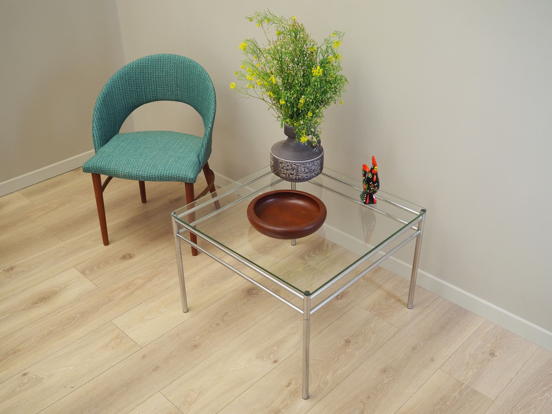 Platter, brown teak, Denmark, 1960s - 64531
