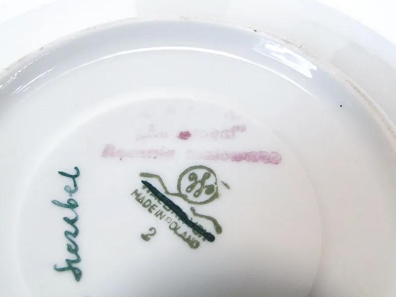 Filiżanka Kwiatogal, szary, porcelana, Polska, lata 60. - 30861