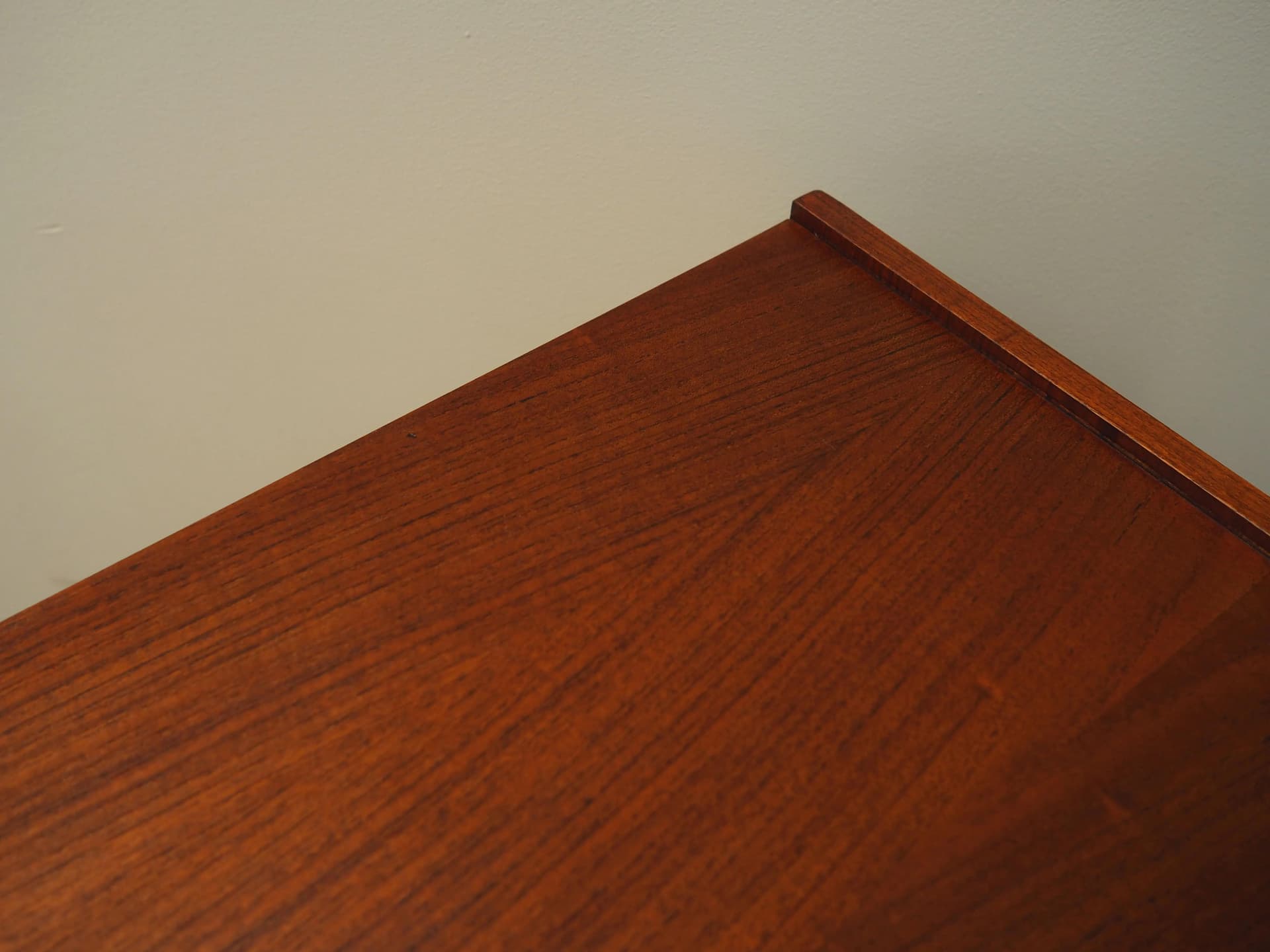 Highboard, dark brown teak, Denmark, 1960s. - 30697