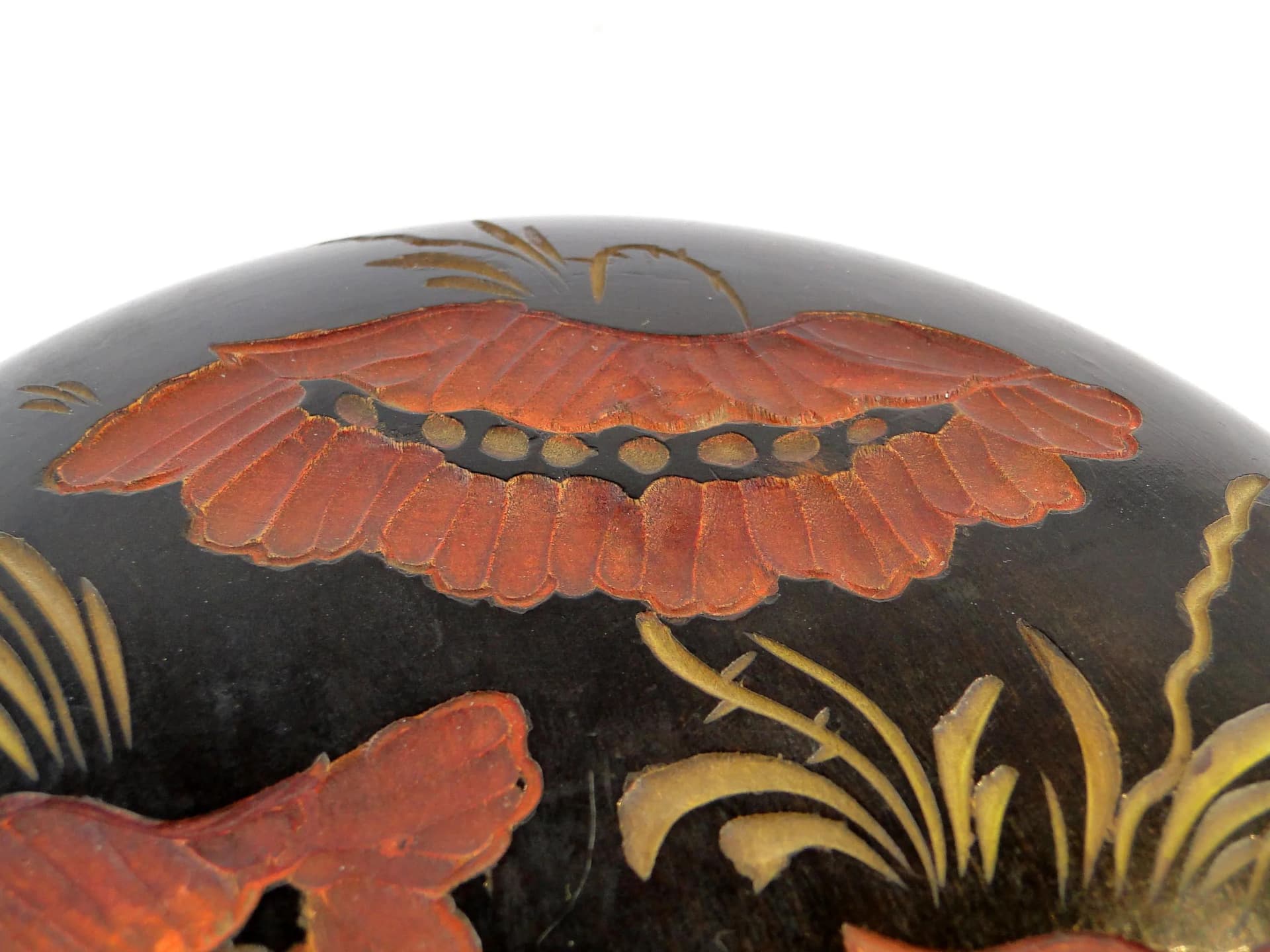 Art Nouveau case, Zakopane school, dark brown wood, Poland, 1920s - 30840