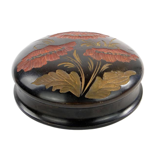 Art Nouveau case, Zakopane school, dark brown wood, Poland, 1920s - DIMENSION