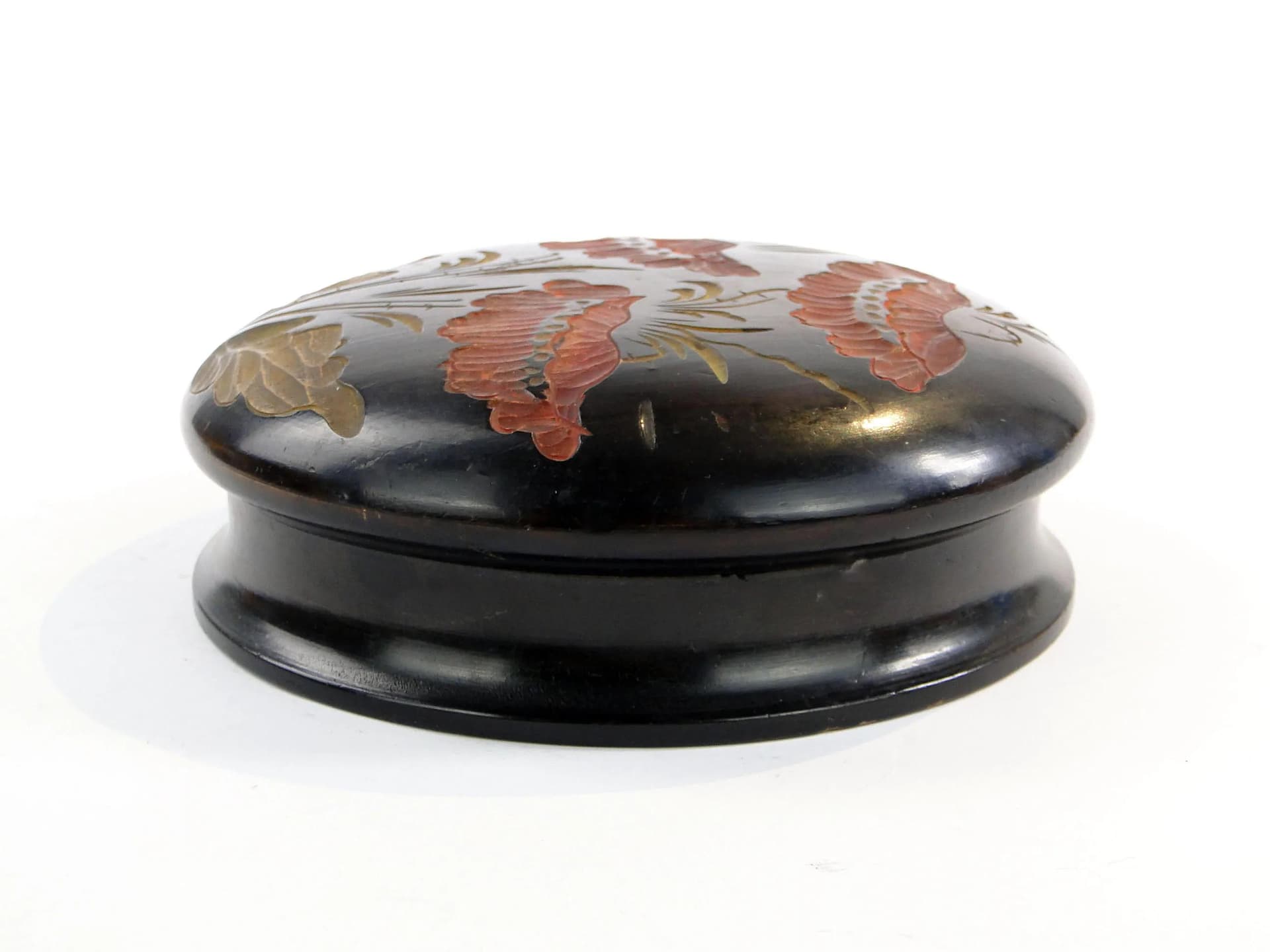 Art Nouveau case, Zakopane school, dark brown wood, Poland, 1920s - 30841