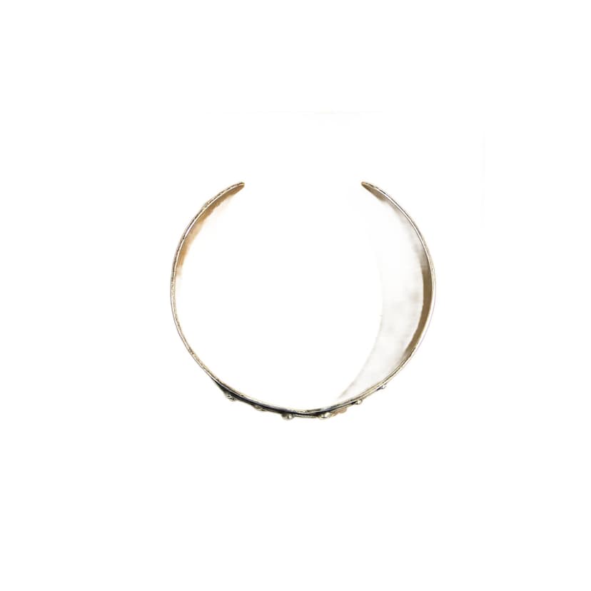 Silver Modernist Bracelet, Rytosztuka, Poland, 1960s