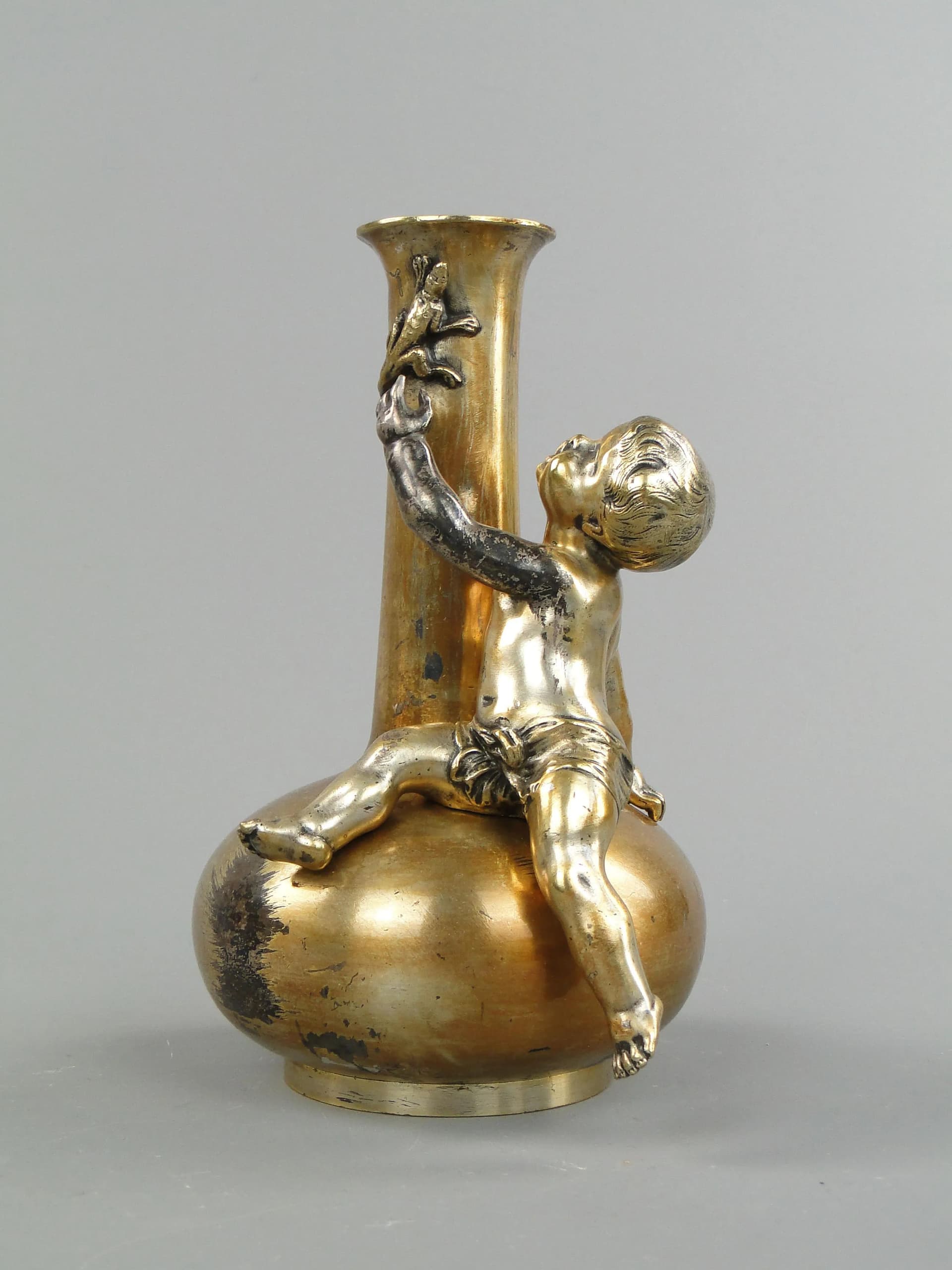 Para wazonów secesyjnych, srebro, Siot-Decauville, Francja, ok. 1900 - 30797